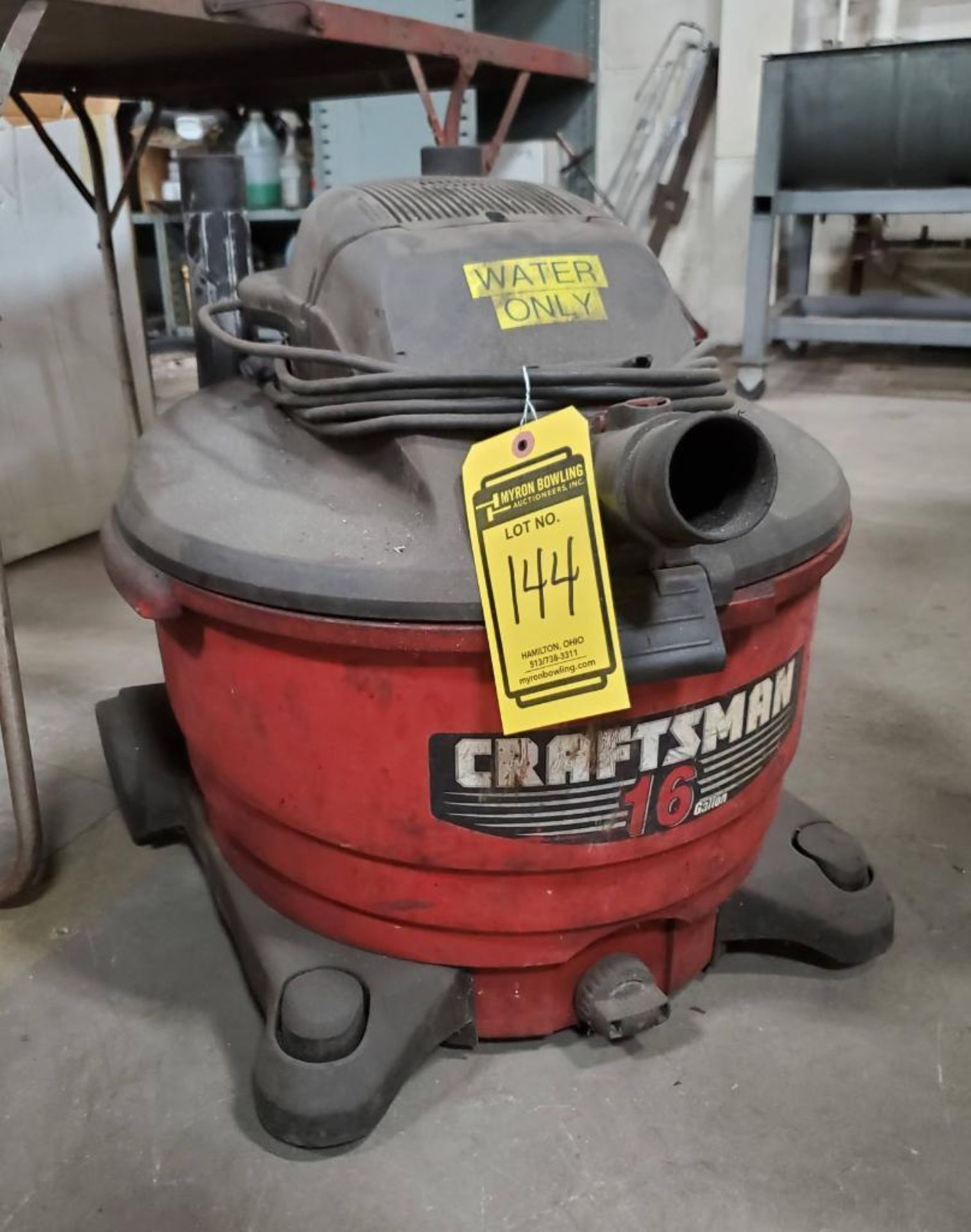 (2) CRAFTSMAN 1.6 GALLON SHOP VACS