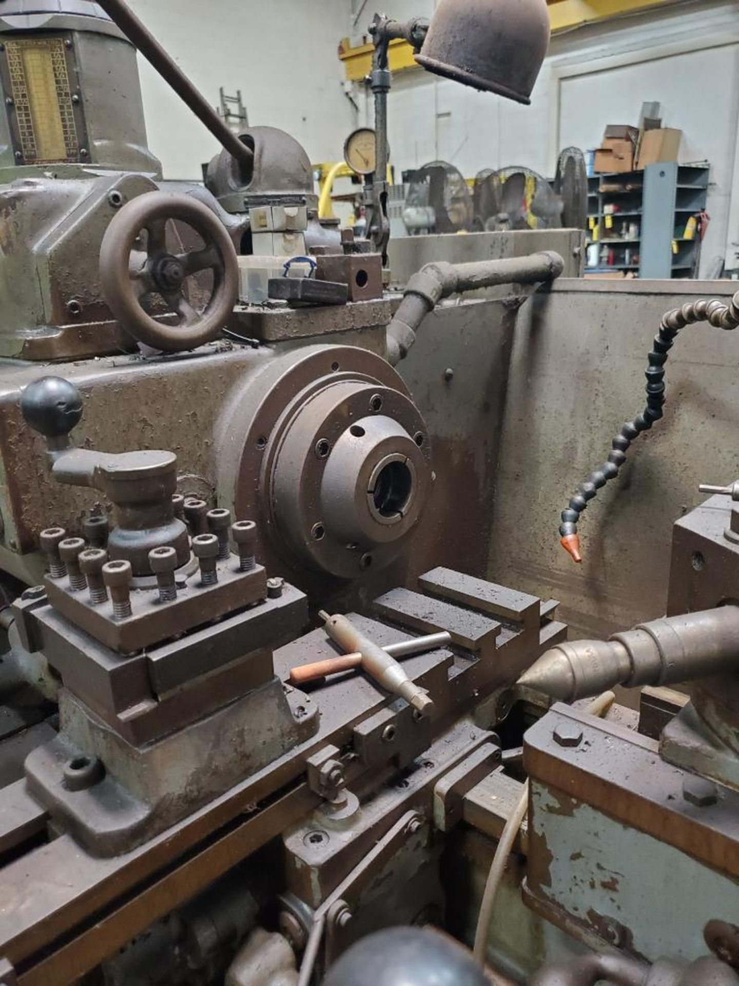 WARNER & SWASEY NO. 4 TURRET LATHE, MODEL 1420, LOT NUMBER 197, S/N 105AA322579285, 6-STATION - Image 6 of 11