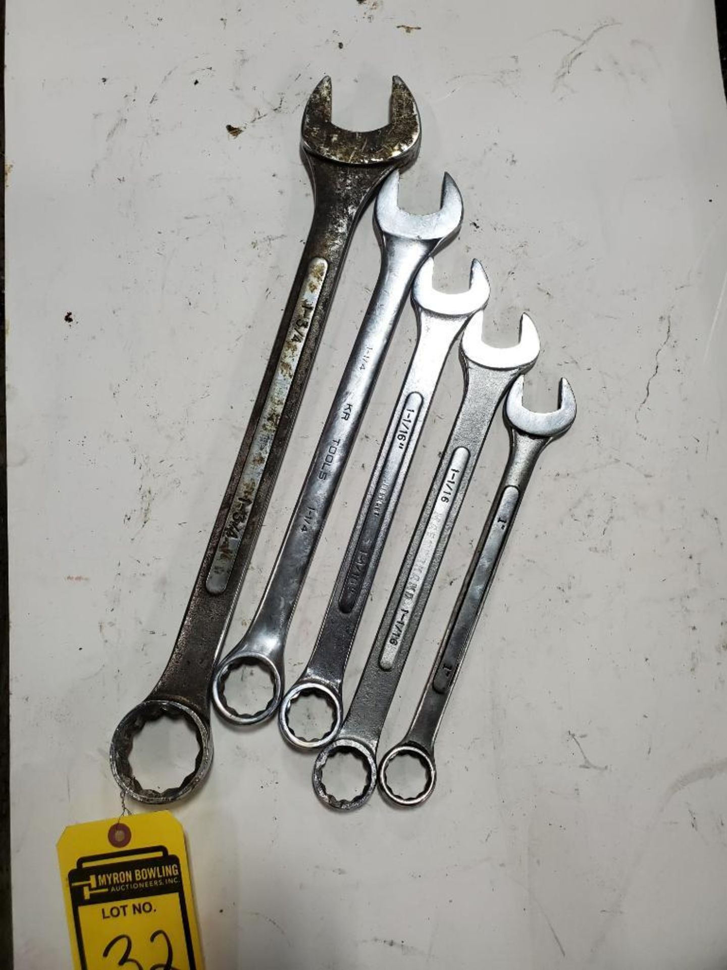 SET OF WRENCHES, 3/4'' TO 1 3/4''