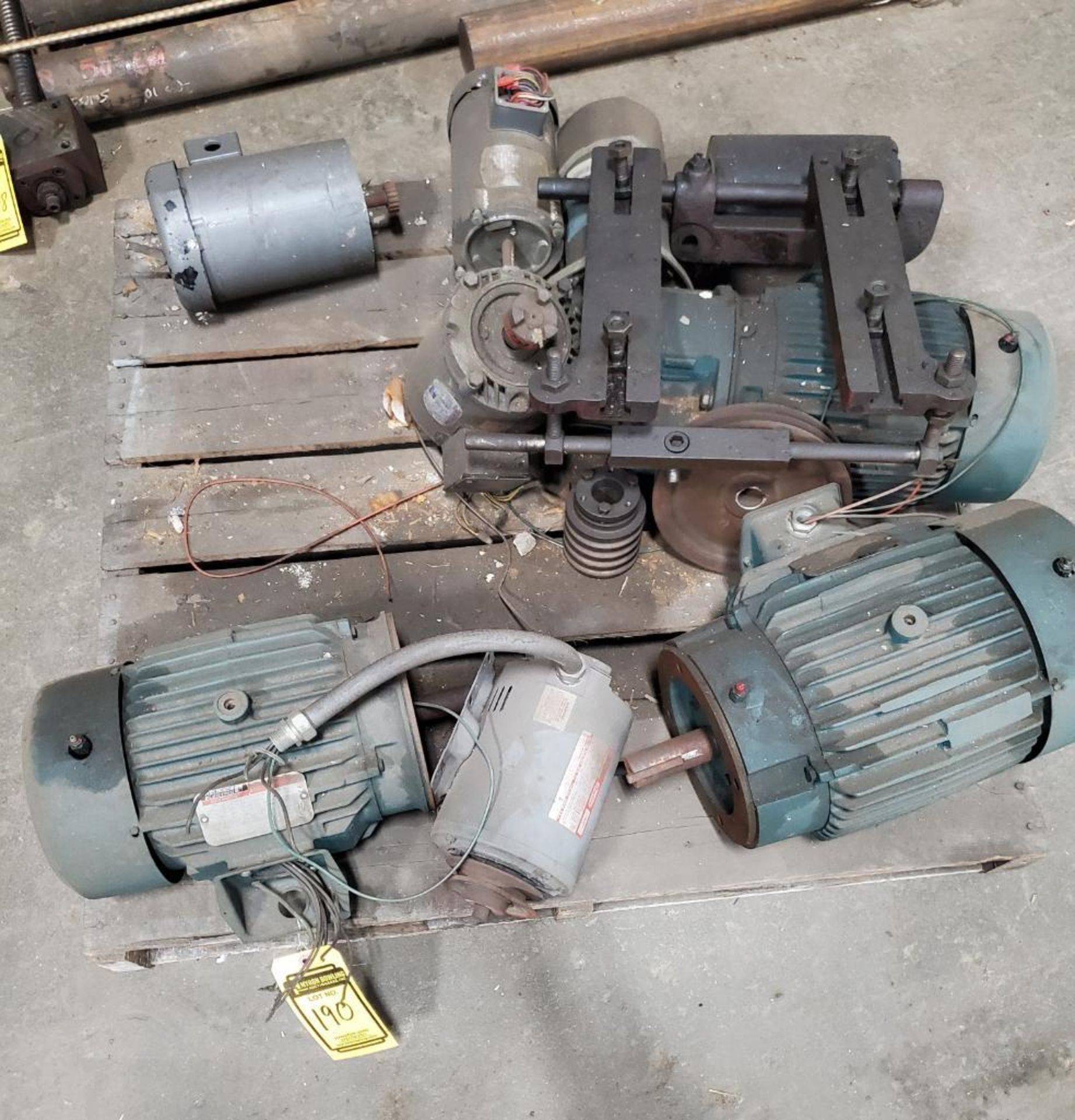 SKID OF ASSORTED MOTORS