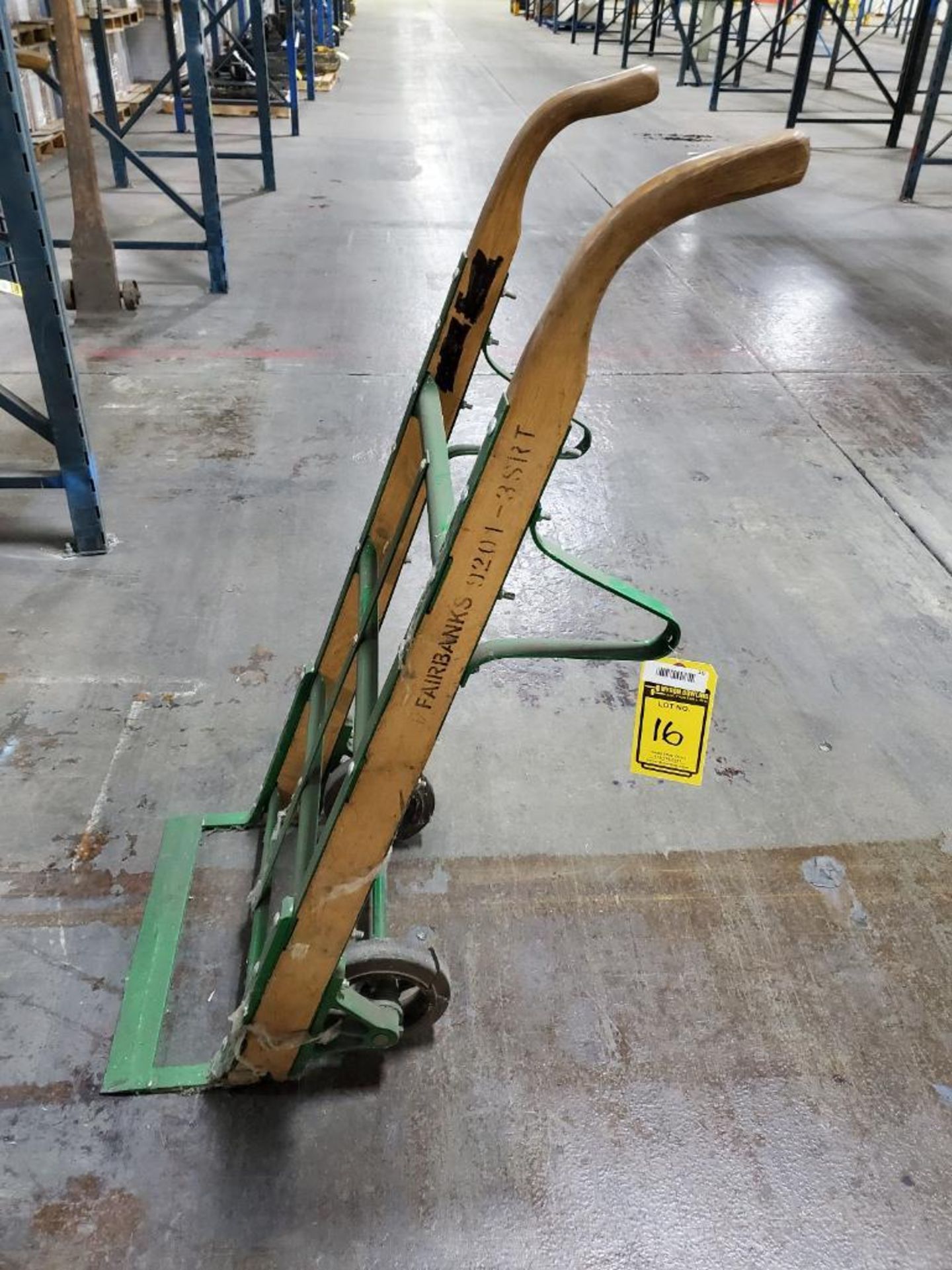 FAIRBANKS 9201-3RST MACHINE HAND TRUCK, 23.6'' WIDE