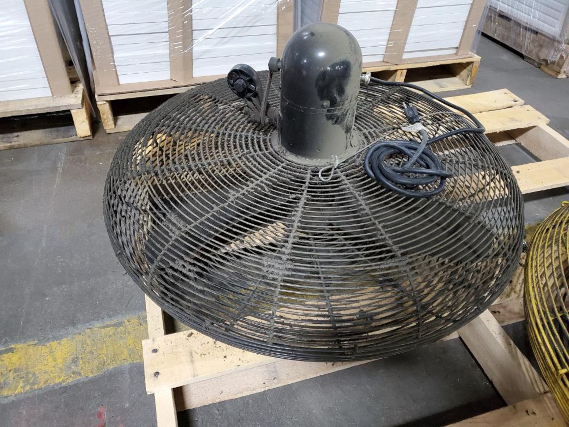 (2) COLUMN MOUNTED FANS ON PALLET - Image 2 of 3