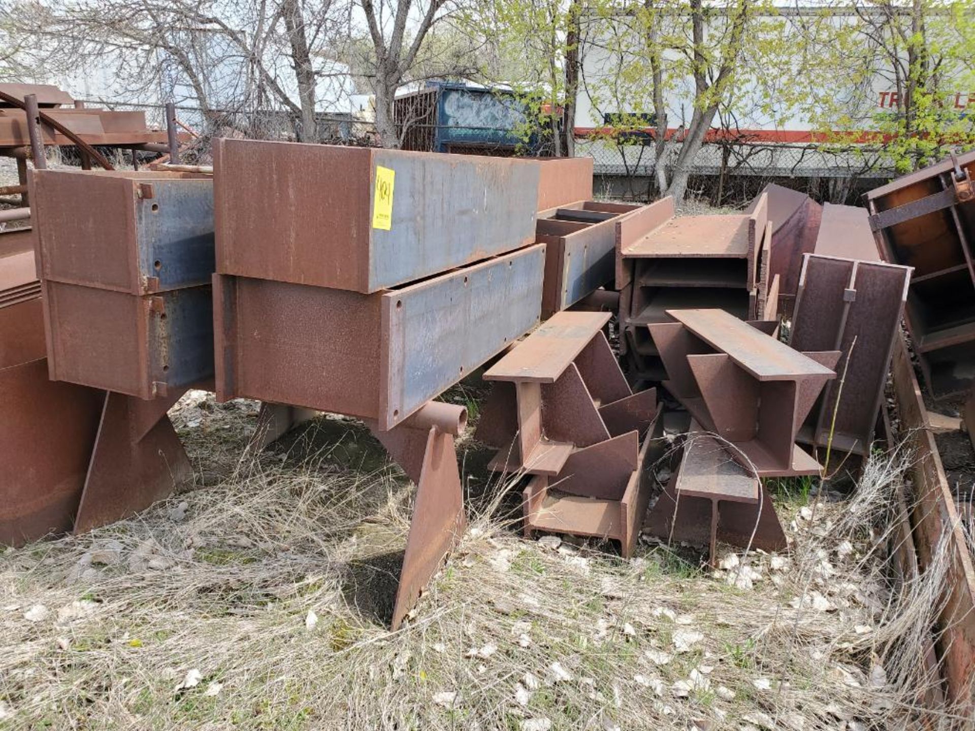 ASSORTED STEEL EAST SIDE, ANGLE, CHANNEL, FLAT STOCK, PIPE WITH STAND - Image 3 of 14