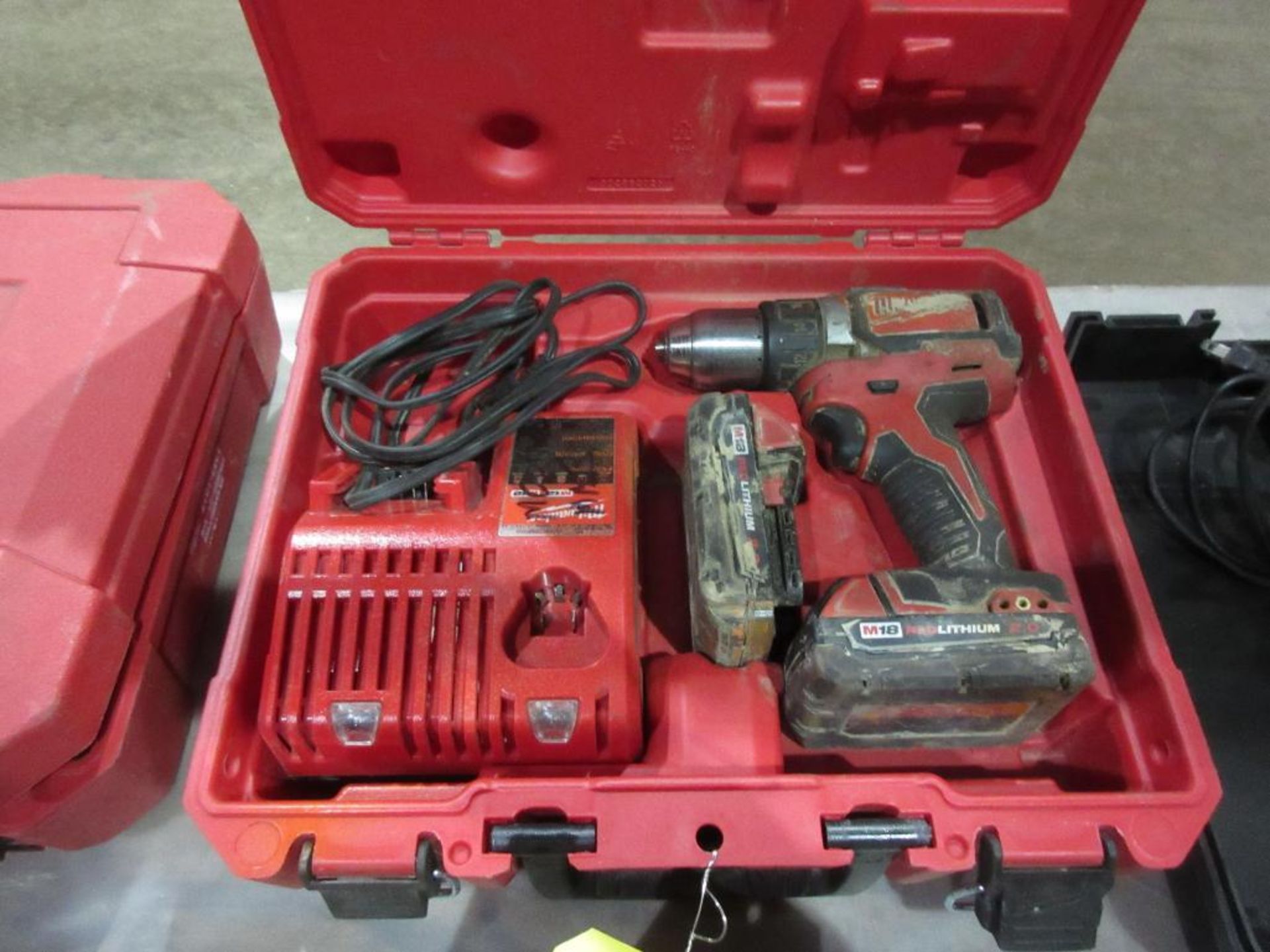 MILWAUKEE 18 V. 1/2'' DRILL/DRIVER SET, (2) BATTERIES & CHARGER