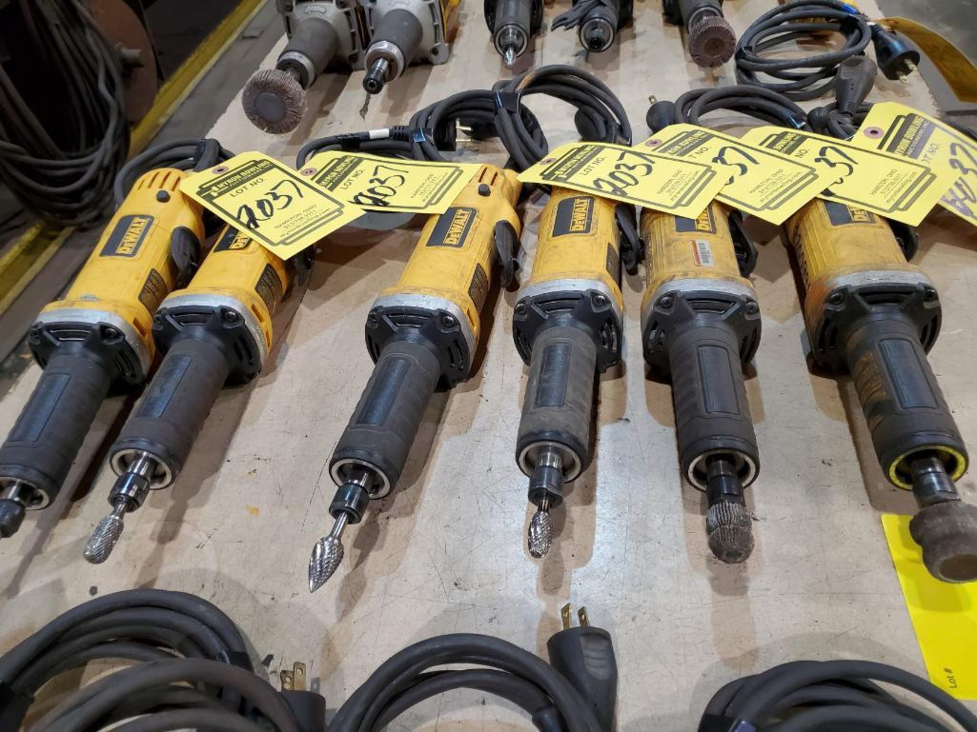 (6) DEWALT DIE GRINDERS, 110 V. - Image 6 of 6