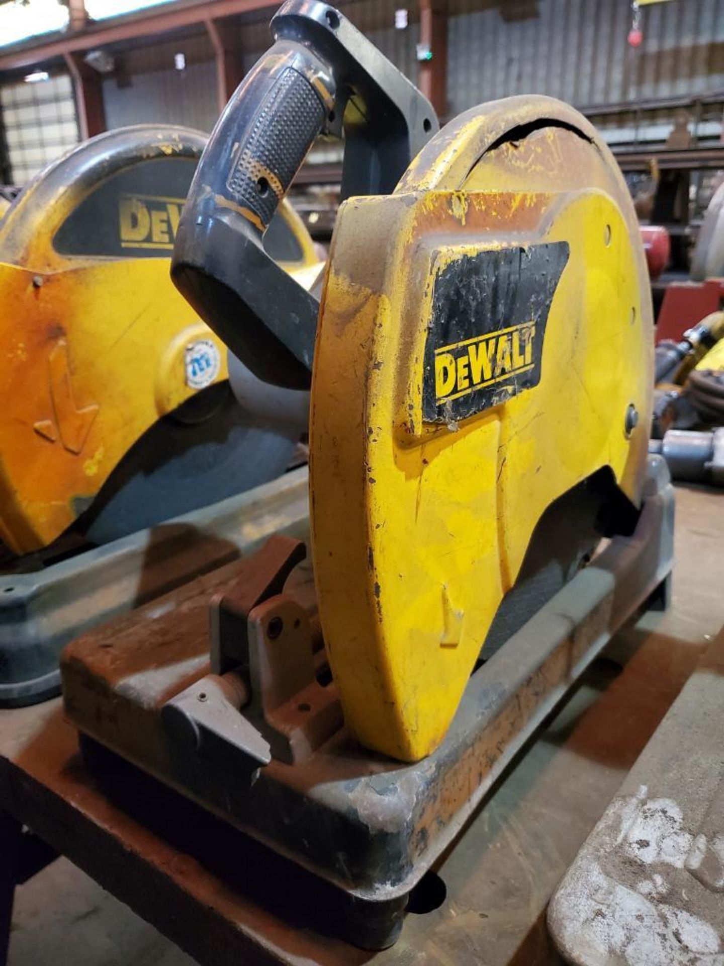 (2) DEWALT 14'' CHOP SAWS, 110 V. - Image 5 of 8