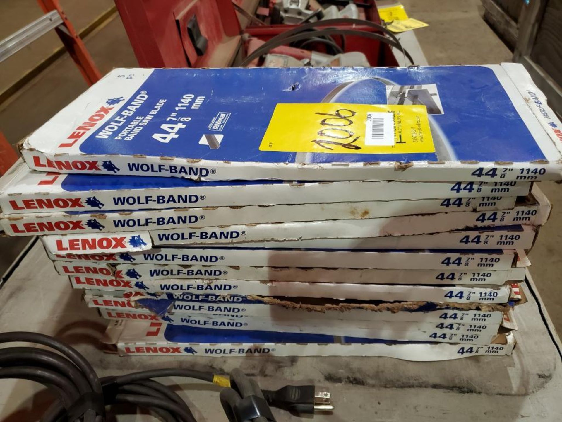 LENOX WOLF-BAND 44 7/8'' BAND SAW BLADES, (5) PER BOX, (13) BOXES APPROXIMATELY - Image 4 of 6