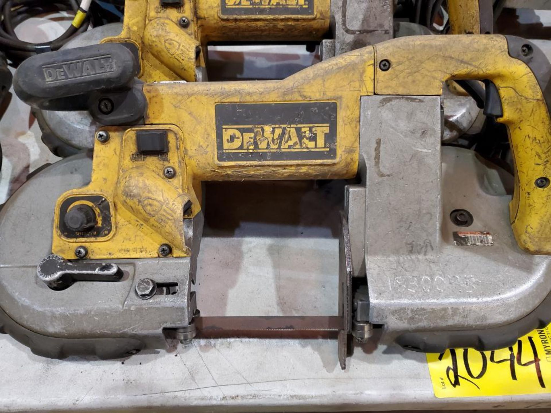 (3) DEWALT DEEP CUT BAND SAWS - Image 5 of 10