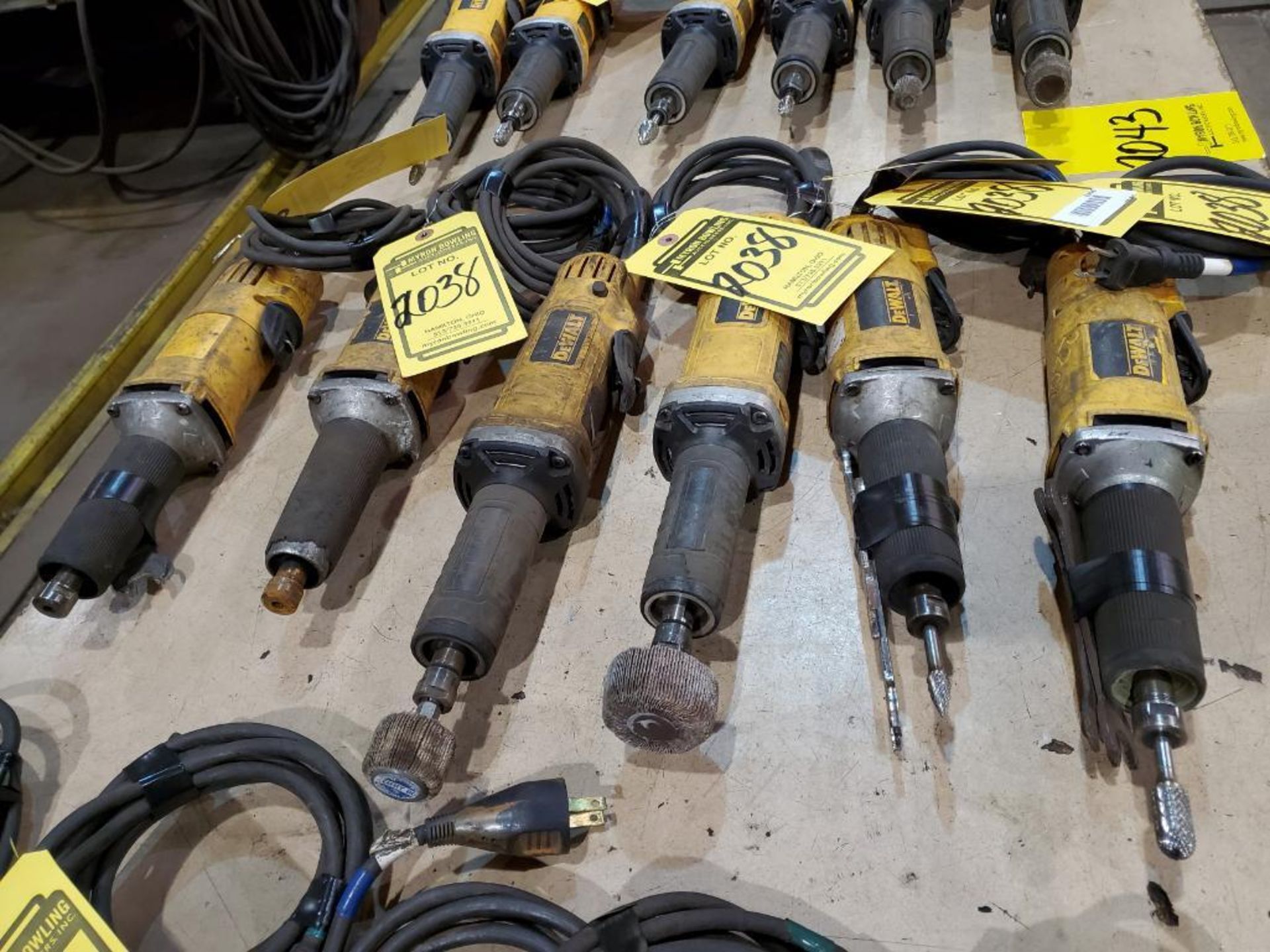 (6) DEWALT DIE GRINDERS, 110 V. - Image 4 of 6