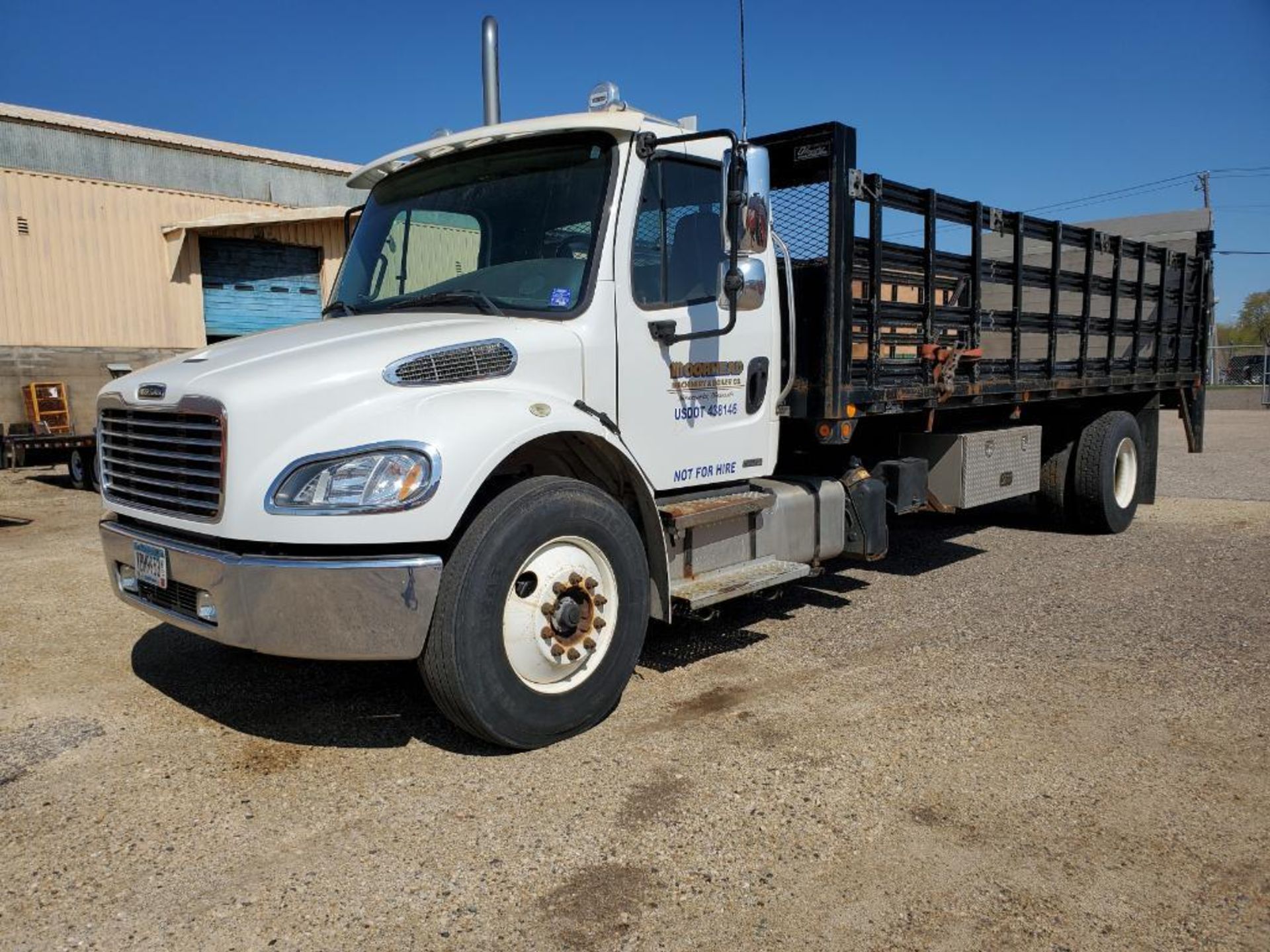 NOVEMBER 2012 FREIGHTLINER BUSINESS CLASS M2 STAKE BED TRUCK, 88,207.9 MILES, VIN 1FVACXDT5CDBL6833 - Image 7 of 20