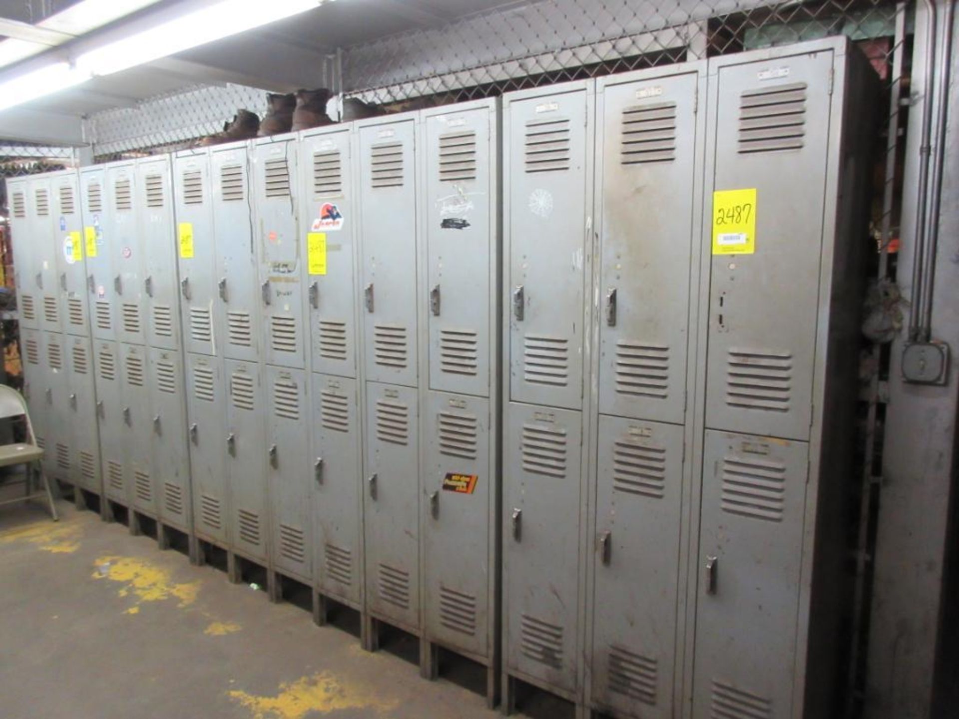 (6) SETS OF LOCKERS - (6) LOCKERS PER SET