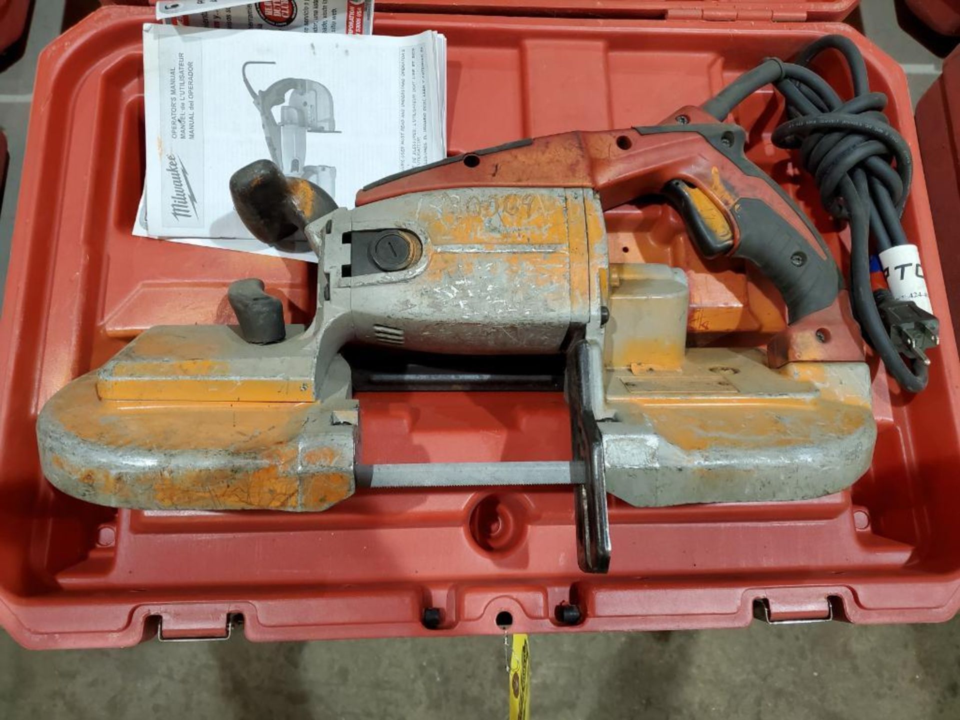 (2) MILWAUKEE DEEP CUT BAND SAWS, MODEL 6225-6230, 110 V. - Image 3 of 8