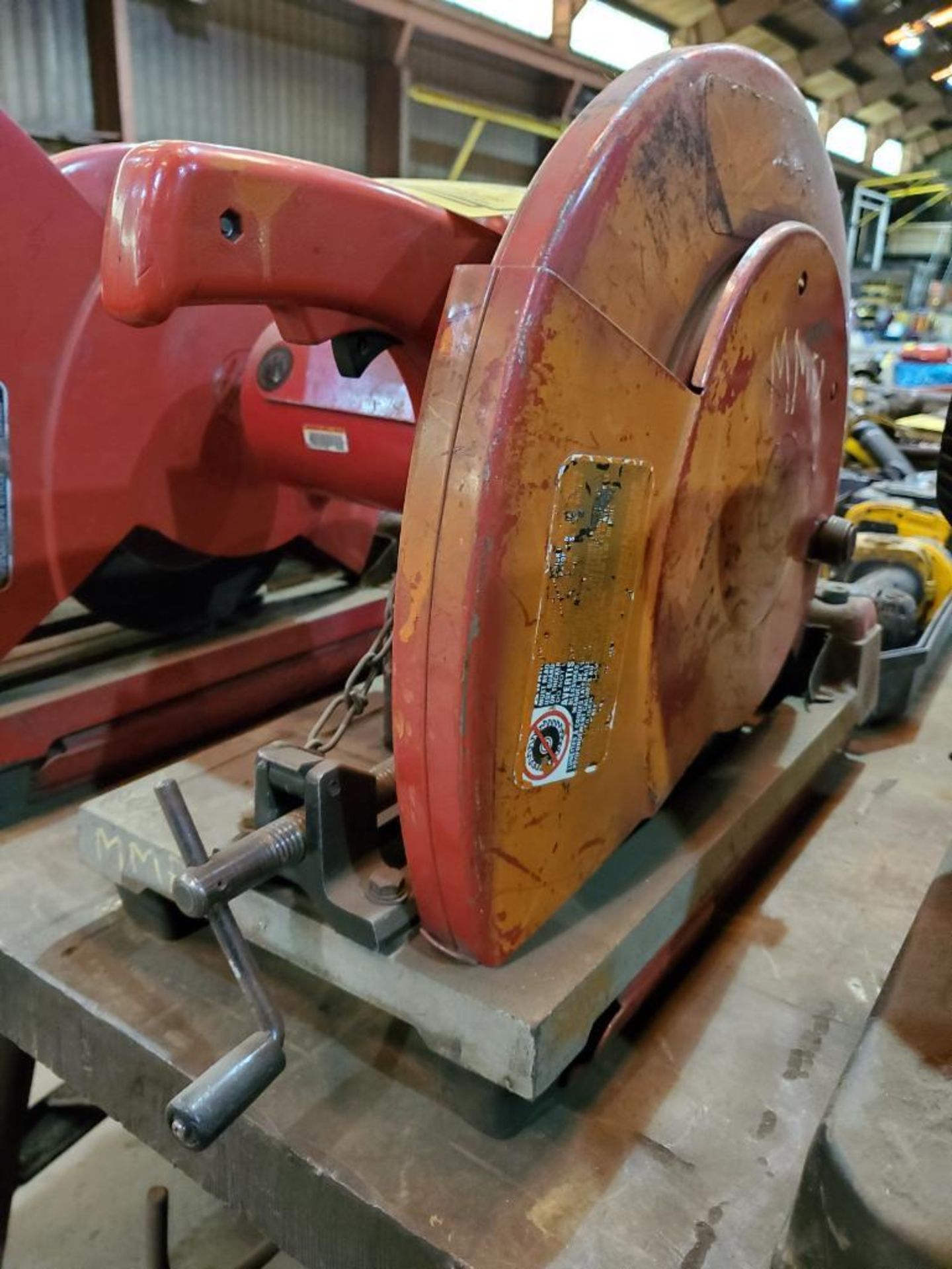 (2) MILWAUKEE 14'' CHOP SAWS, 110 V. - Image 6 of 8