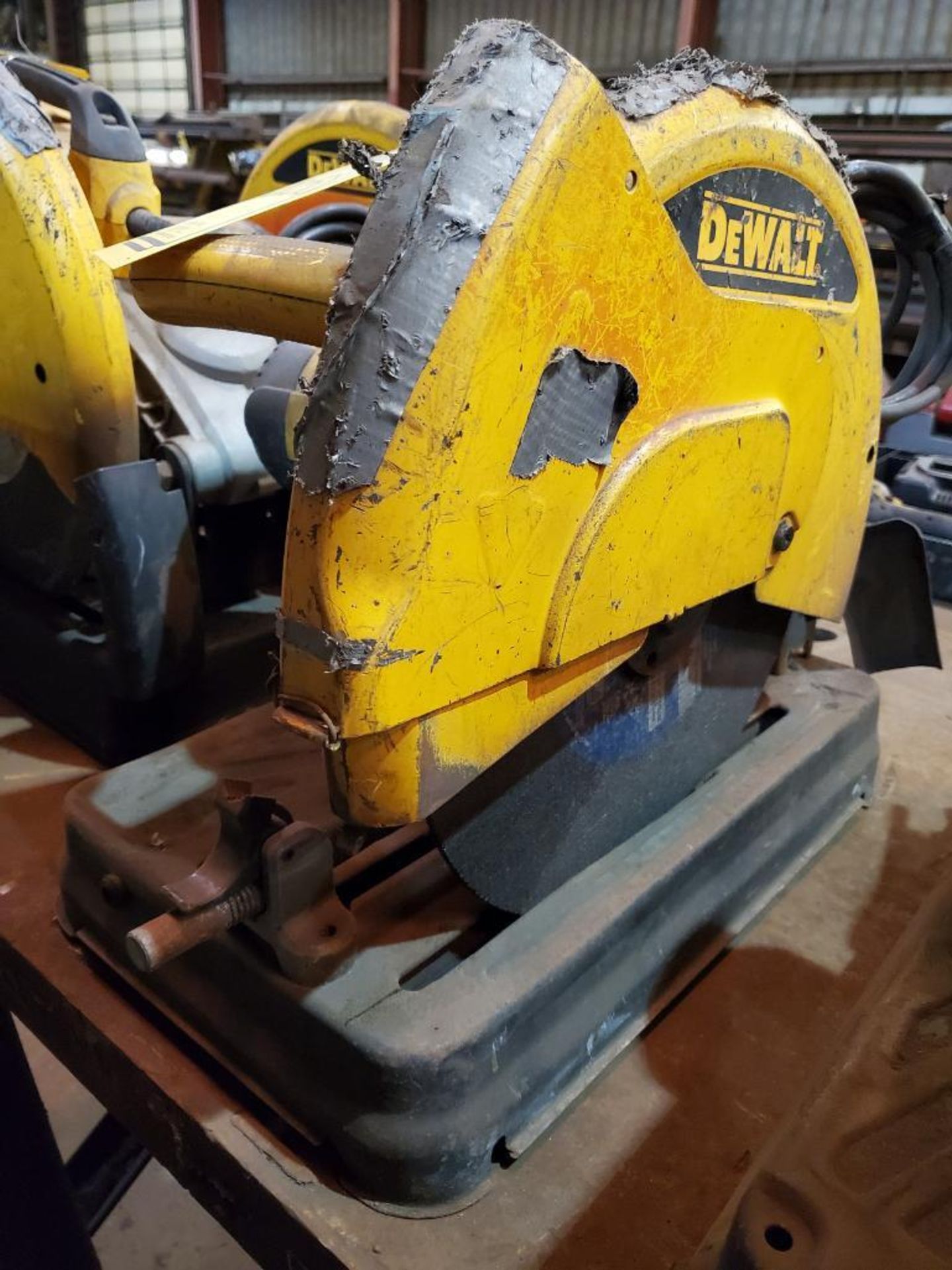 (3) DEWALT 14'' CHOP SAWS, 110 V. - Image 11 of 12