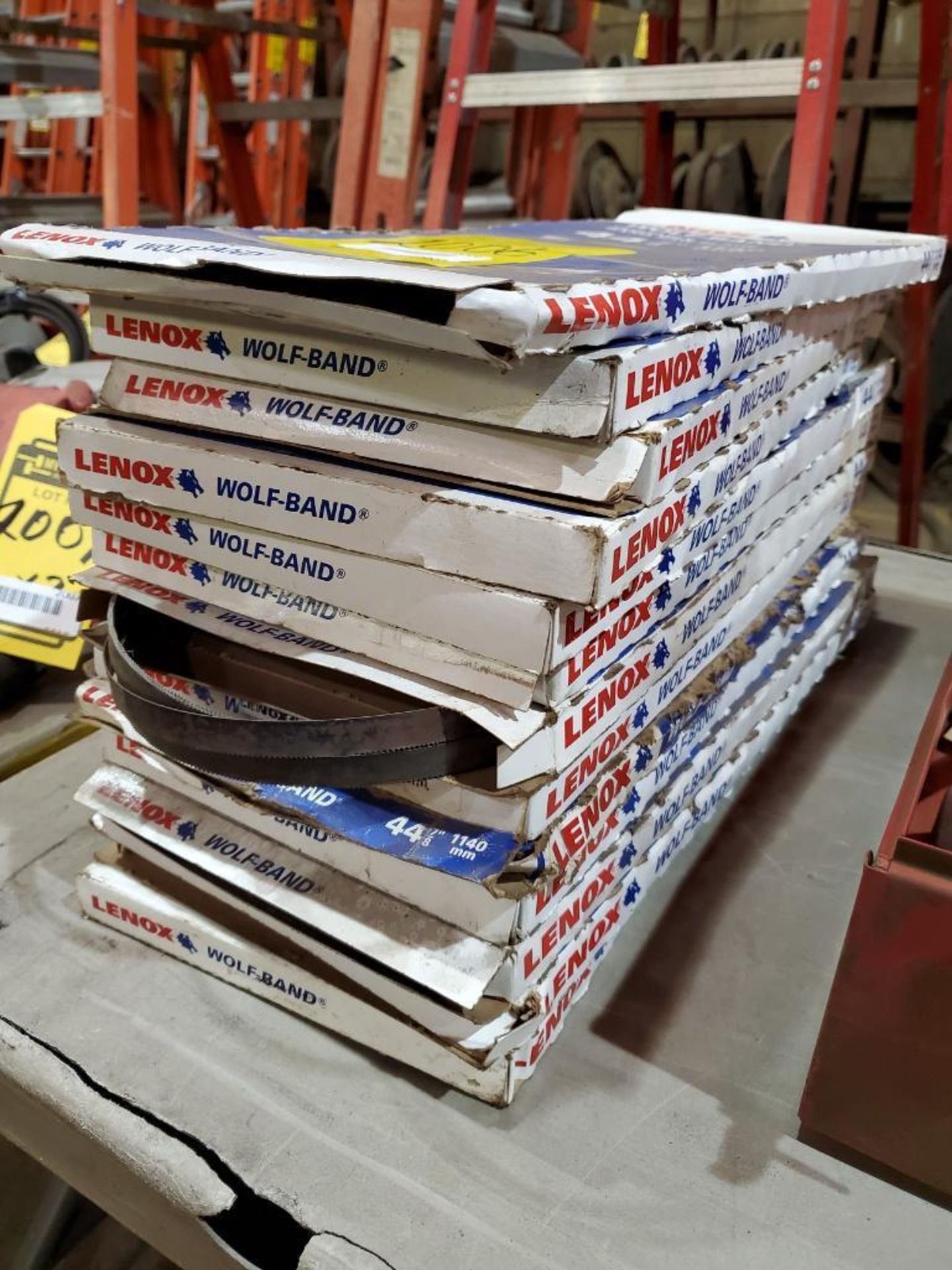 LENOX WOLF-BAND 44 7/8'' BAND SAW BLADES, (5) PER BOX, (13) BOXES APPROXIMATELY - Image 3 of 6