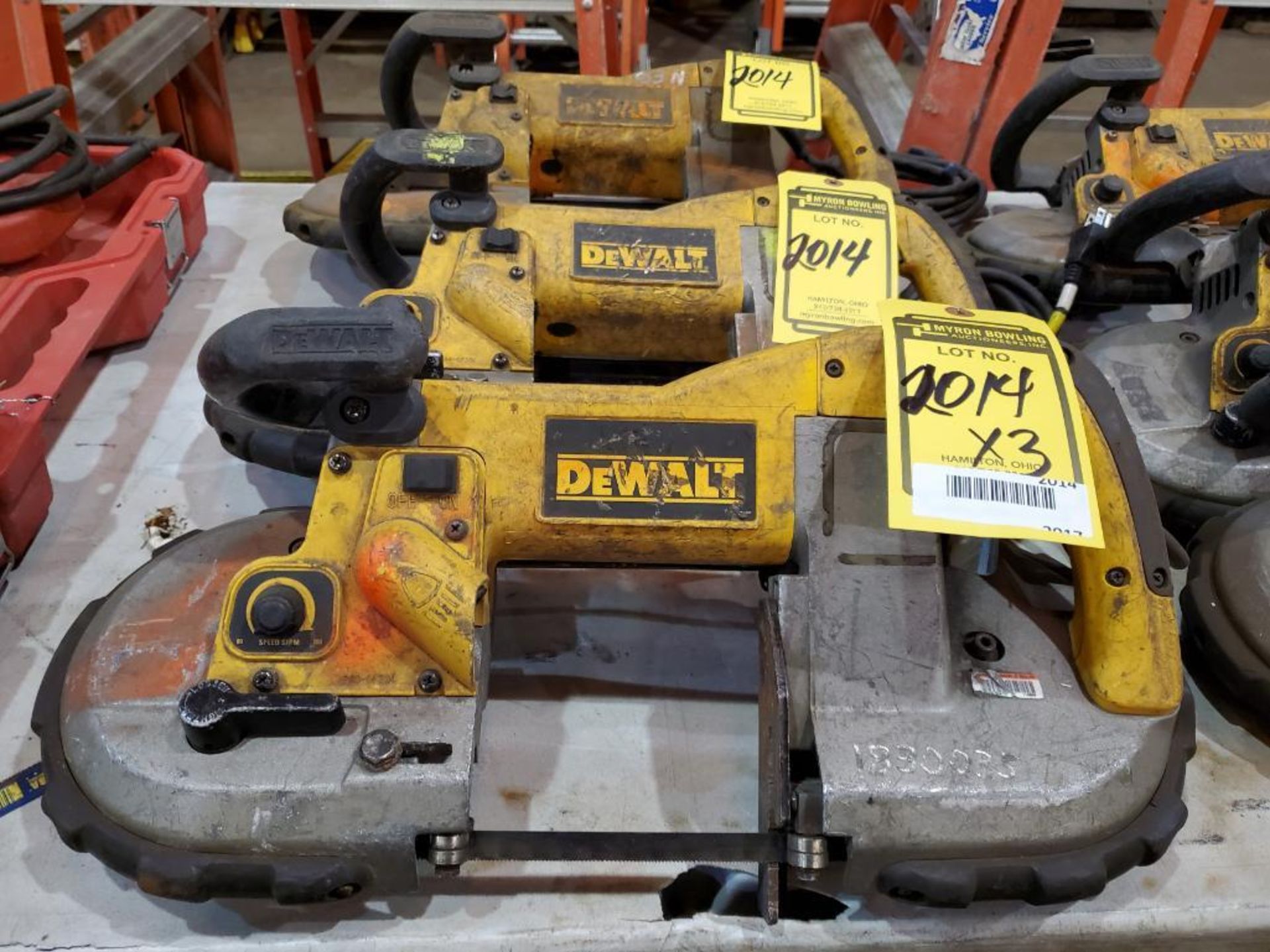 (3) DEWALT DEEP CUT BAND SAWS - Image 2 of 10