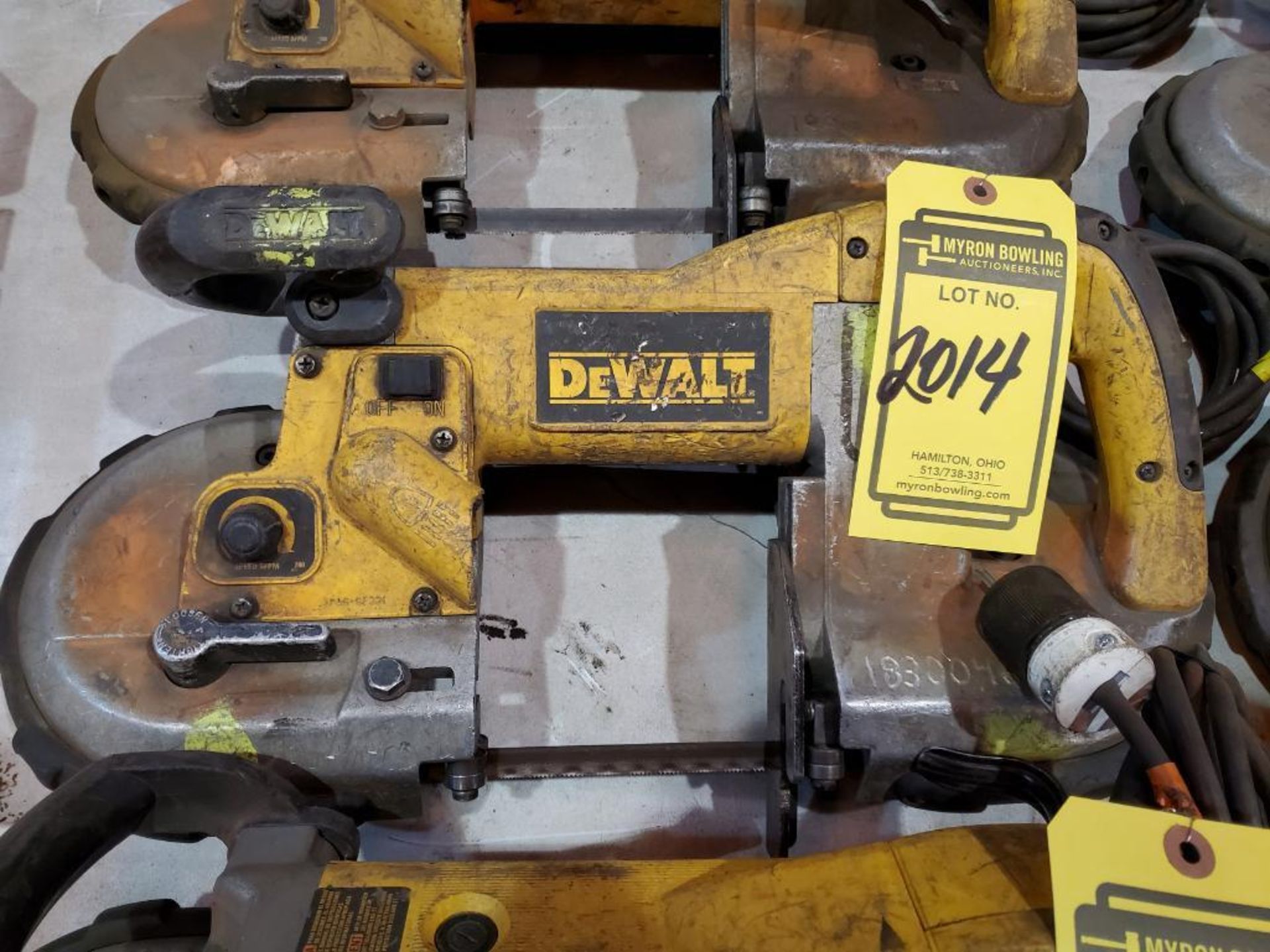 (3) DEWALT DEEP CUT BAND SAWS - Image 7 of 10