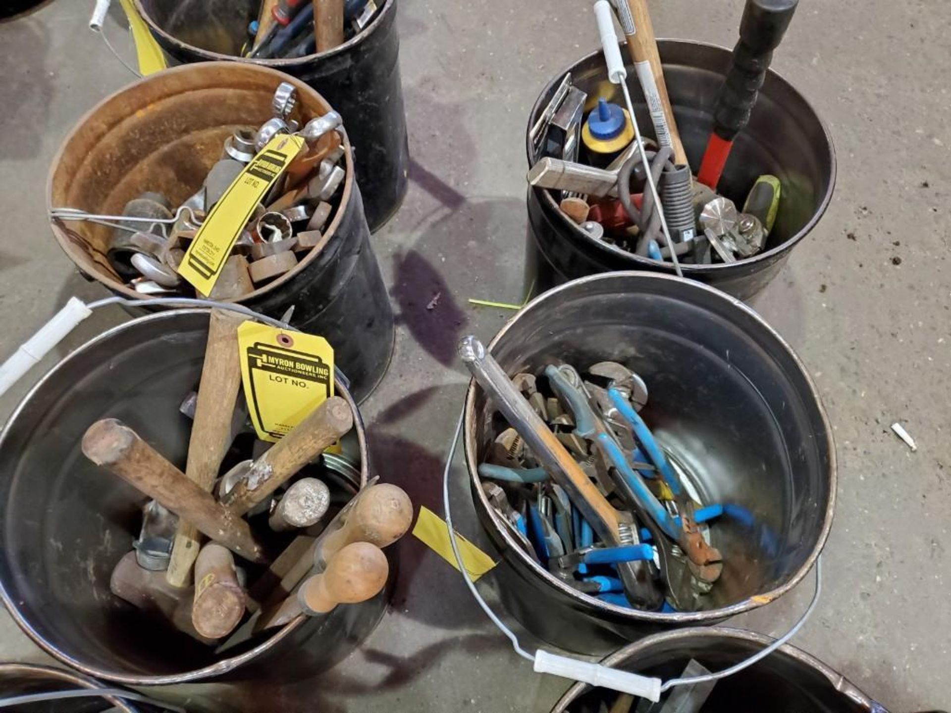 (23) BUCKETS WITH ASSORTED HAND TOOLS - Image 19 of 29
