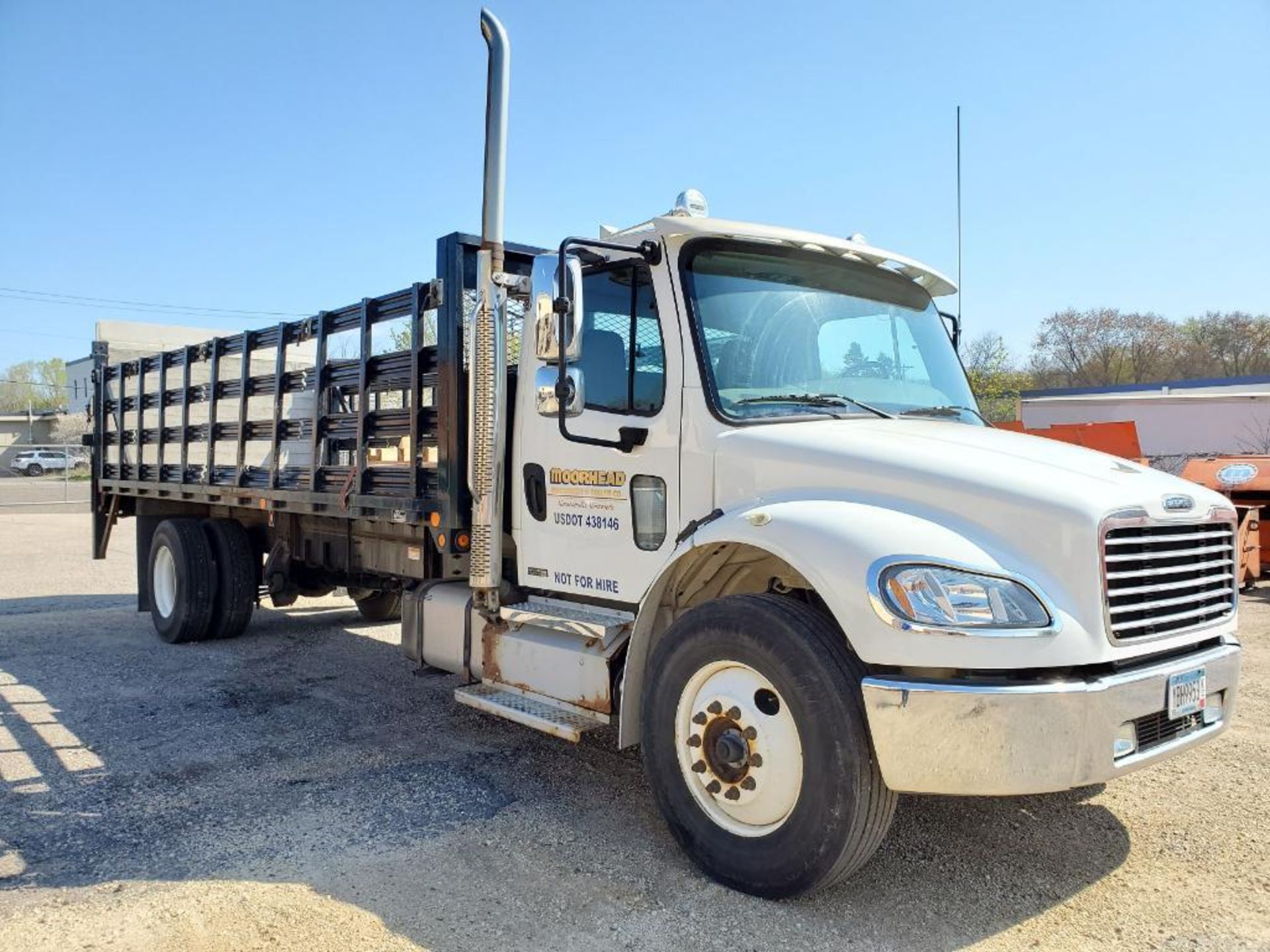 NOVEMBER 2012 FREIGHTLINER BUSINESS CLASS M2 STAKE BED TRUCK, 88,207.9 MILES, VIN 1FVACXDT5CDBL6833 - Image 10 of 20
