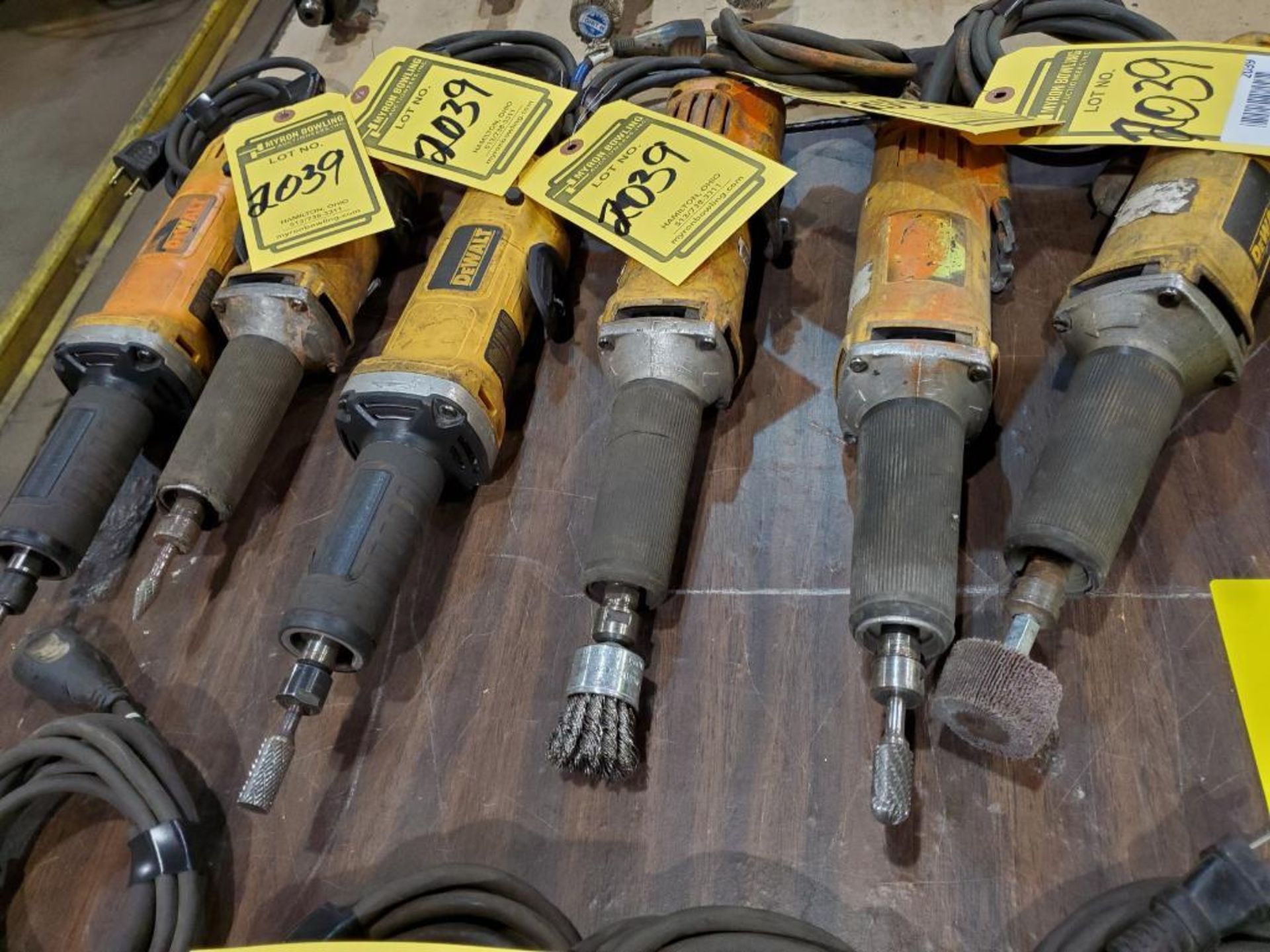 (6) DEWALT DIE GRINDERS, 110 V. - Image 4 of 6