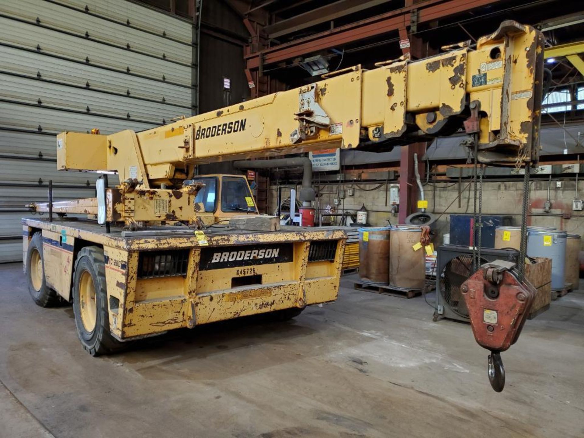 2000 BRODERSON IC-200-3 F CARRY DECK CRANE, 17,000 LB CAPACITY, DECK LOAD, 73’, 3- STAGE , 4,593 HOU - Image 9 of 21