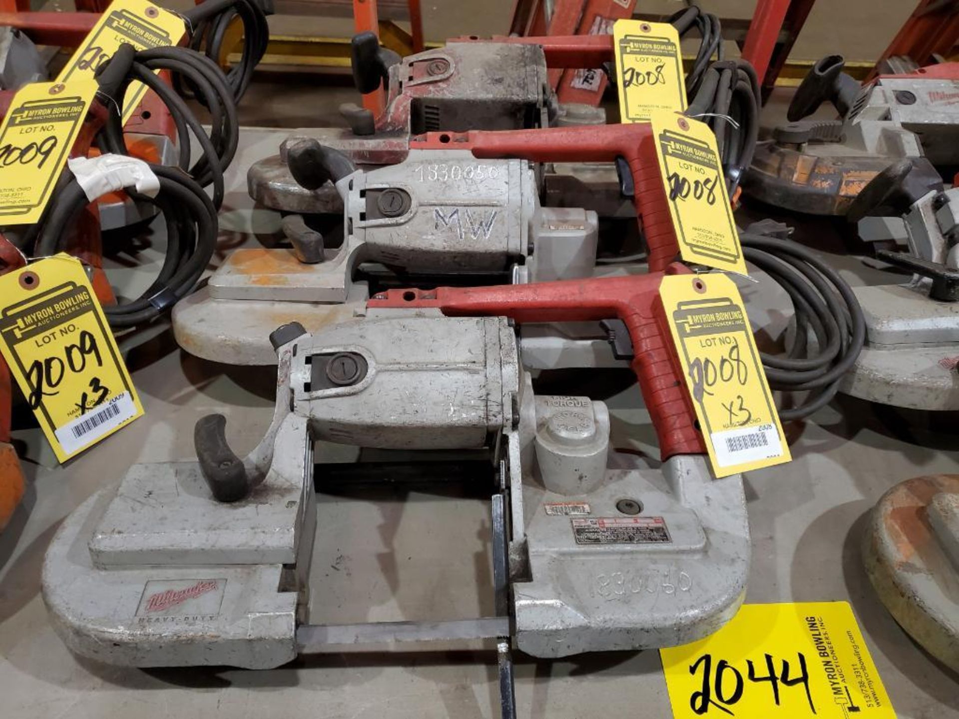 (3) MILWAUKEE DEEP CUT BAND SAWS, 110 V. - Image 2 of 10