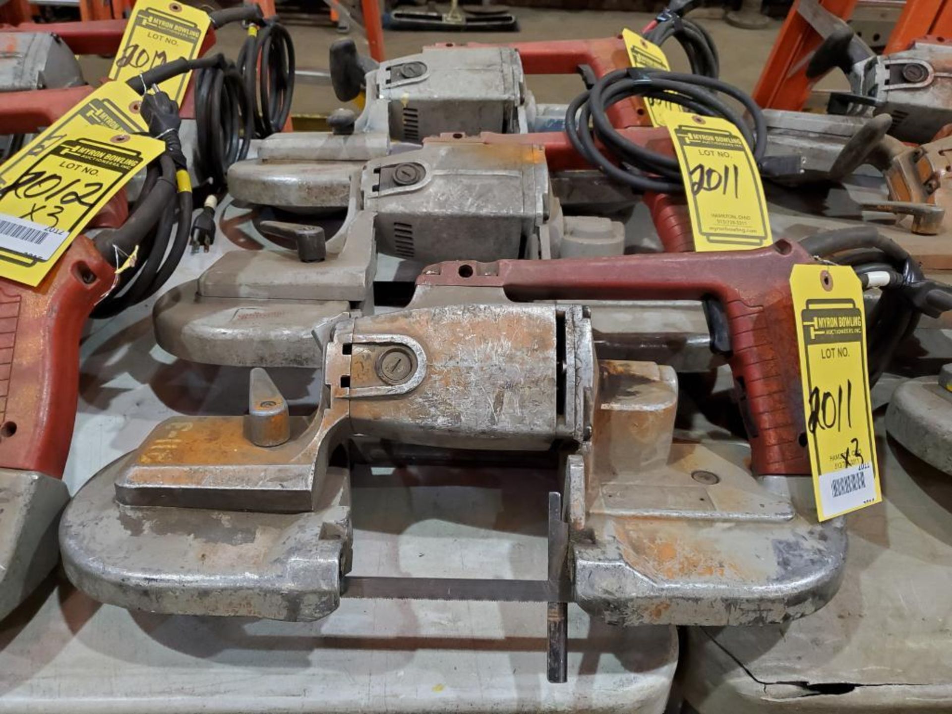 (3) MILWAUKEE DEEP CUT BAND SAWS, 110 V. - Image 2 of 10