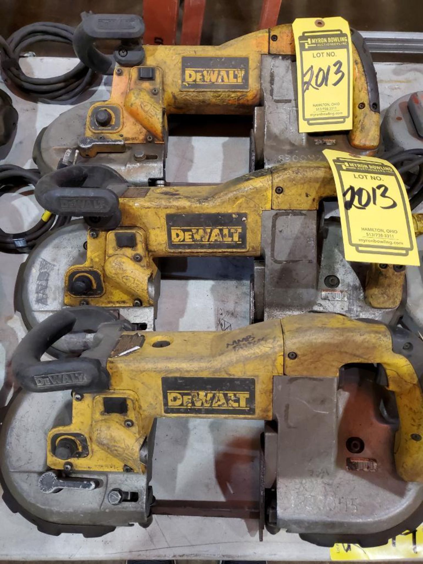 (3) DEWALT DEEP CUT BAND SAWS - Image 4 of 10