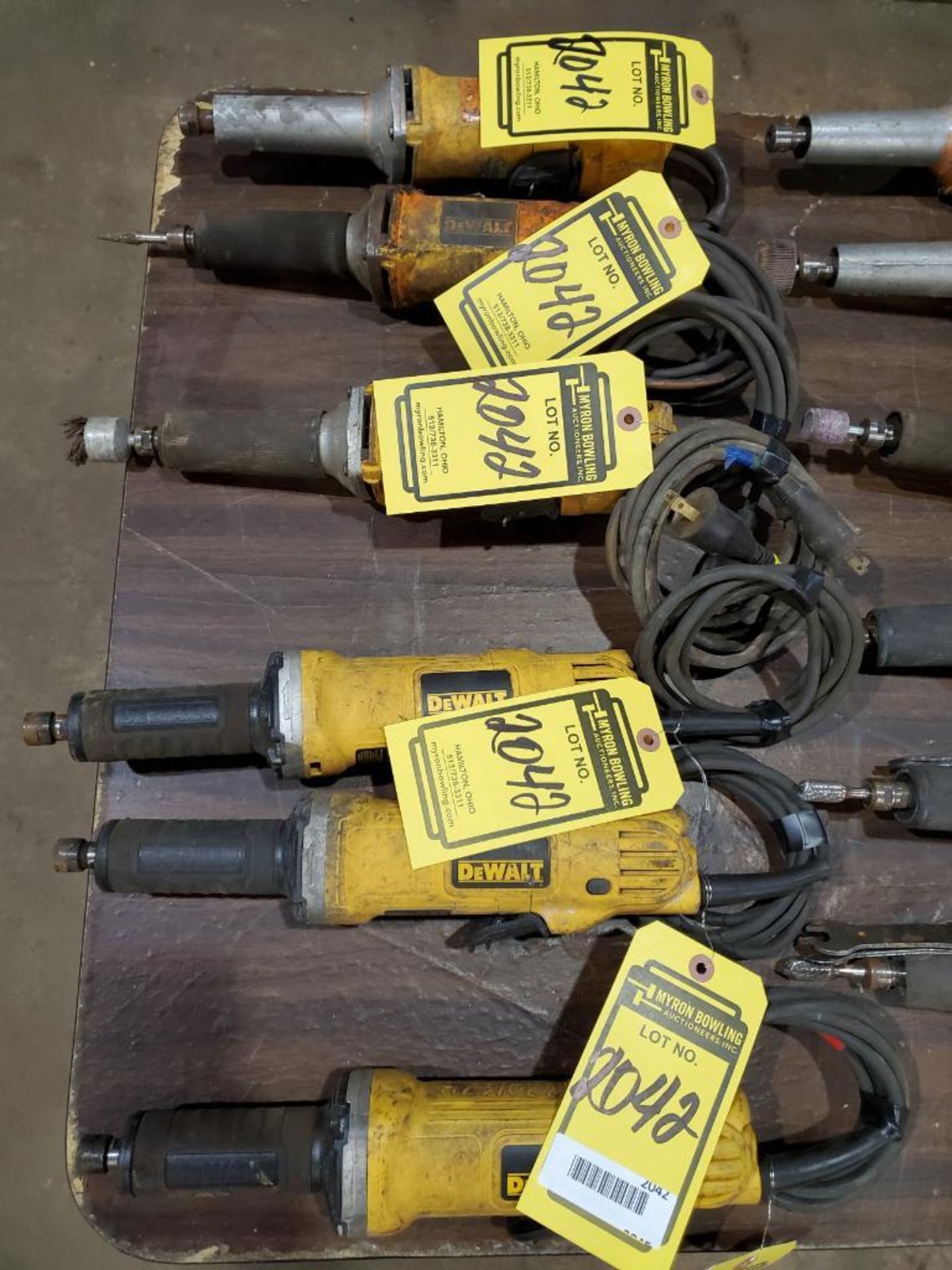 (6) DEWALT DIE GRINDERS, 110 V. - Image 5 of 6