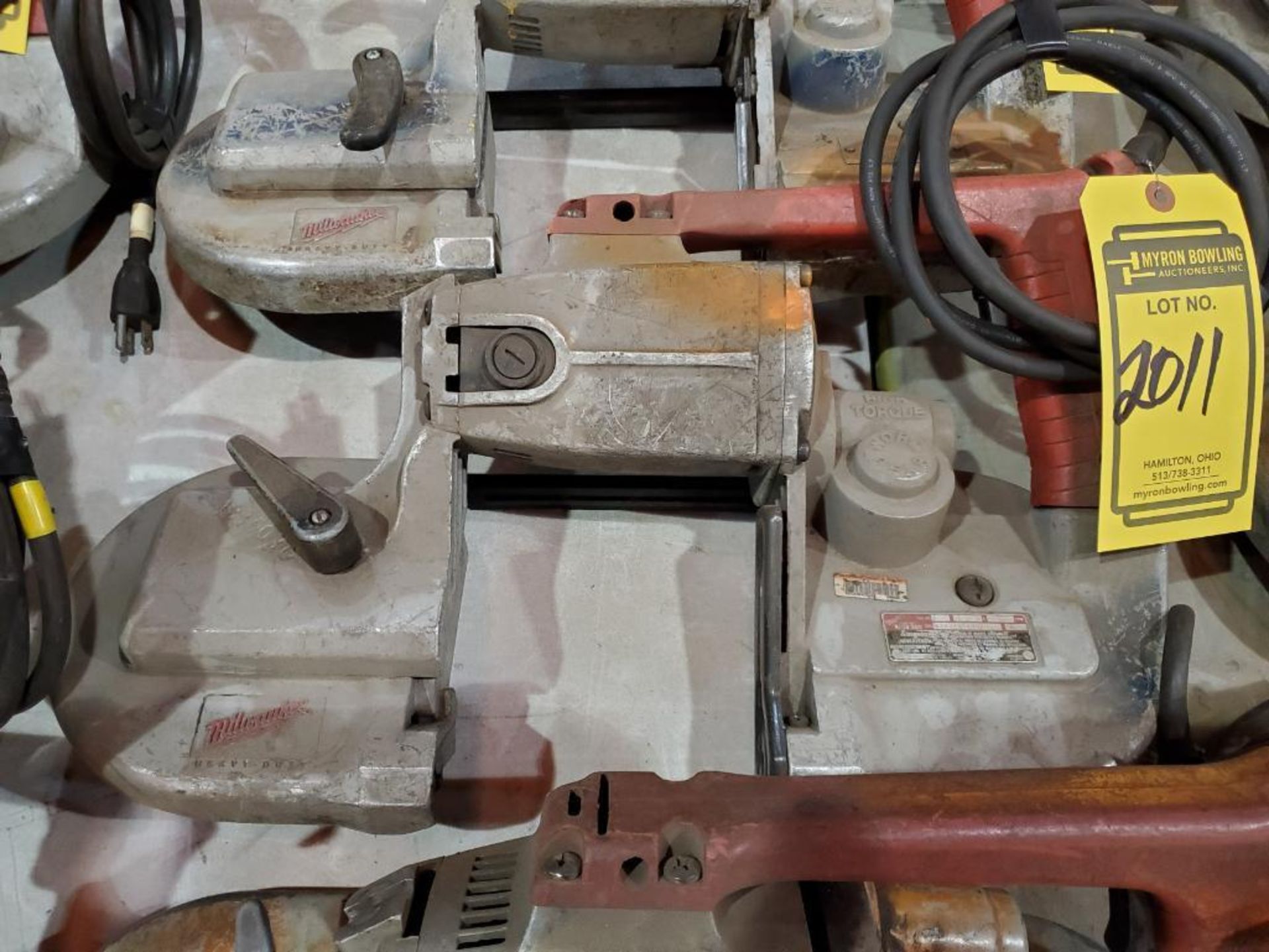 (3) MILWAUKEE DEEP CUT BAND SAWS, 110 V. - Image 8 of 10