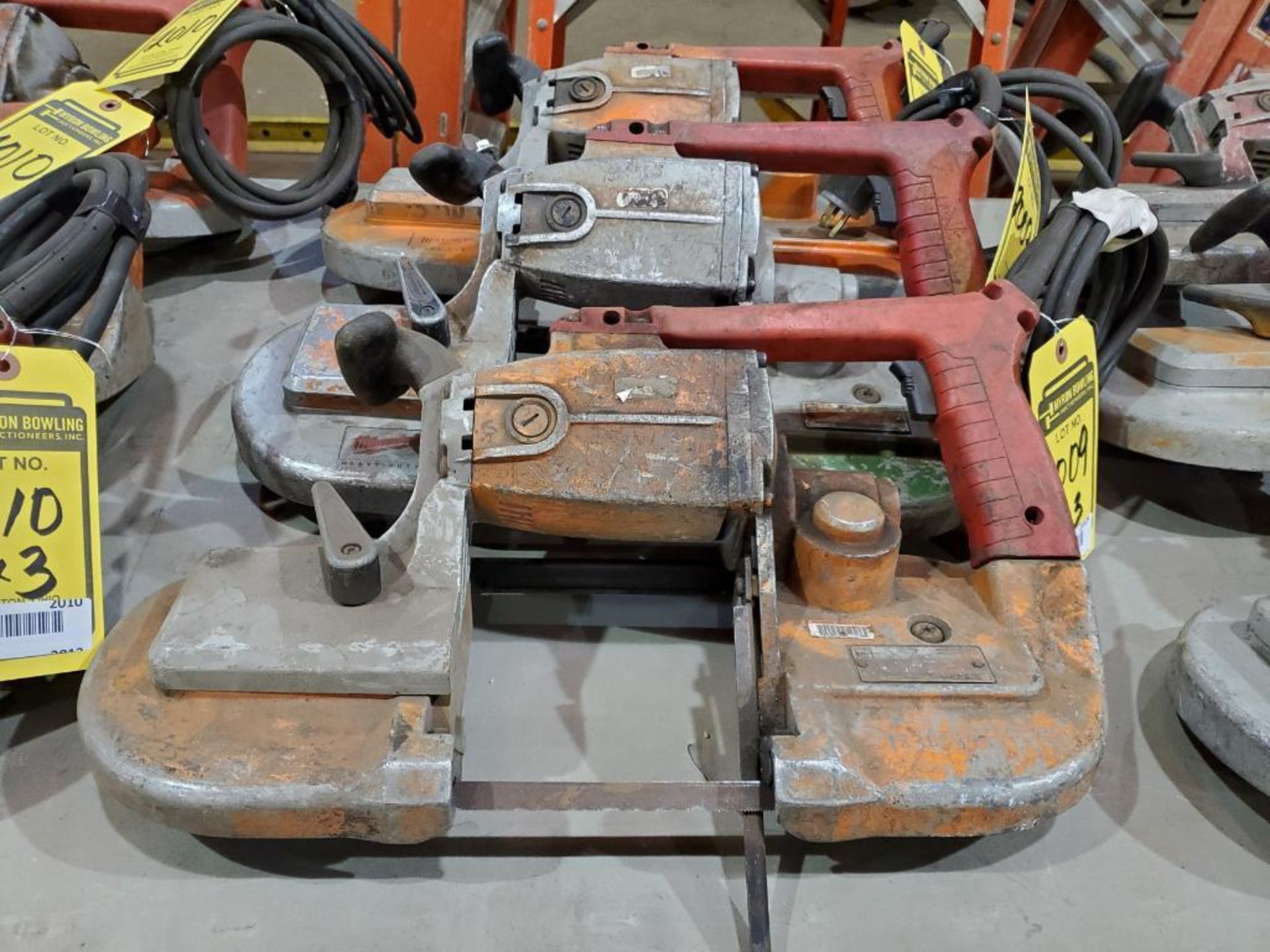 (3) MILWAUKEE DEEP CUT BAND SAWS, 110 V.