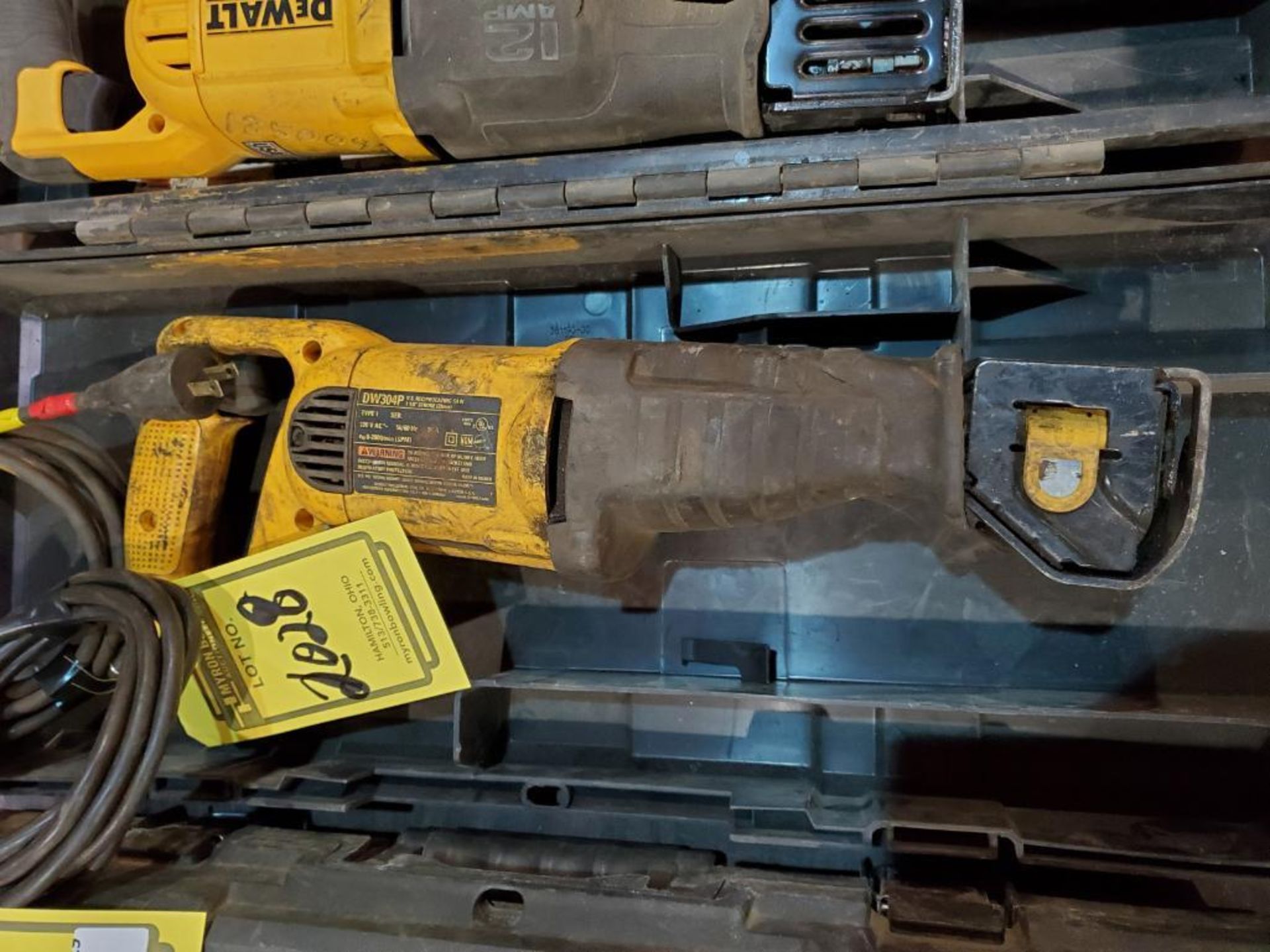 (2) DEWALT SAWZALLS, 110 V. - Image 6 of 6