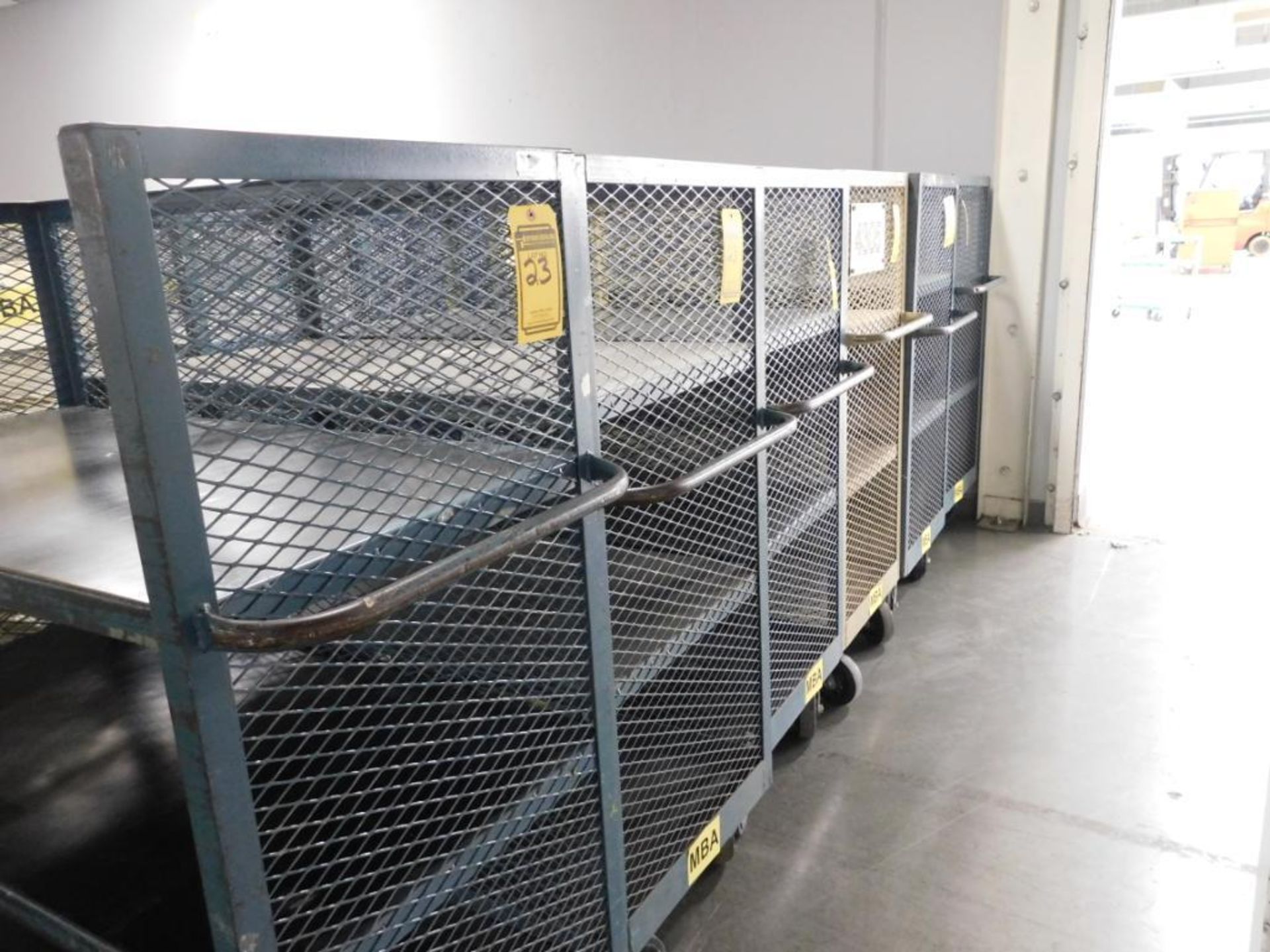 (6) 3-SHELF OPEN FACE SHOP CARTS, 24'' X 48'' - Image 2 of 3