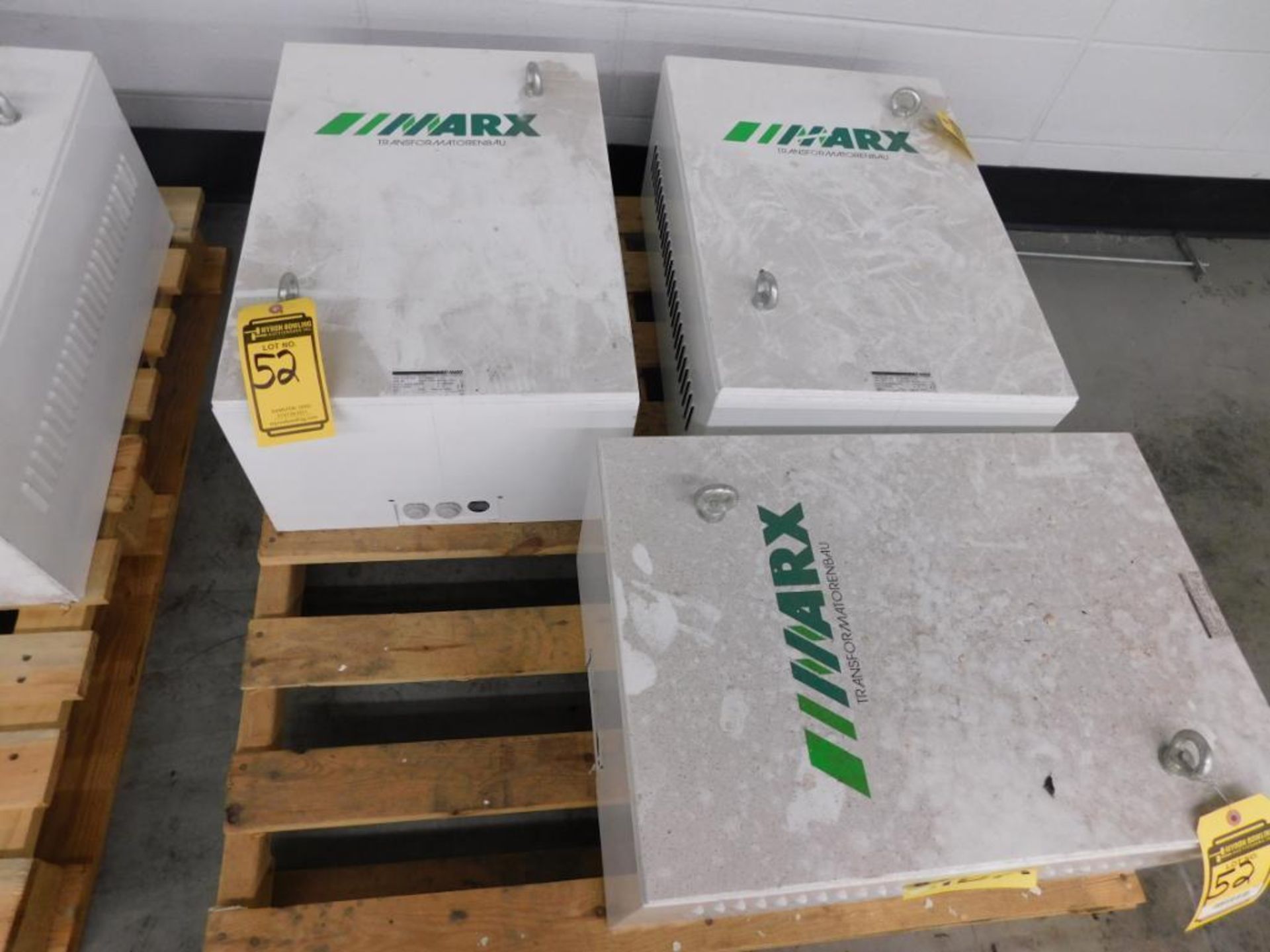 (3) MARX 55 KVA TRANSFORMERS, 3-PH, 3X440/460/480 PRIMARY VOLTS, 3X400 SECONDARY VOLTS - Image 2 of 2