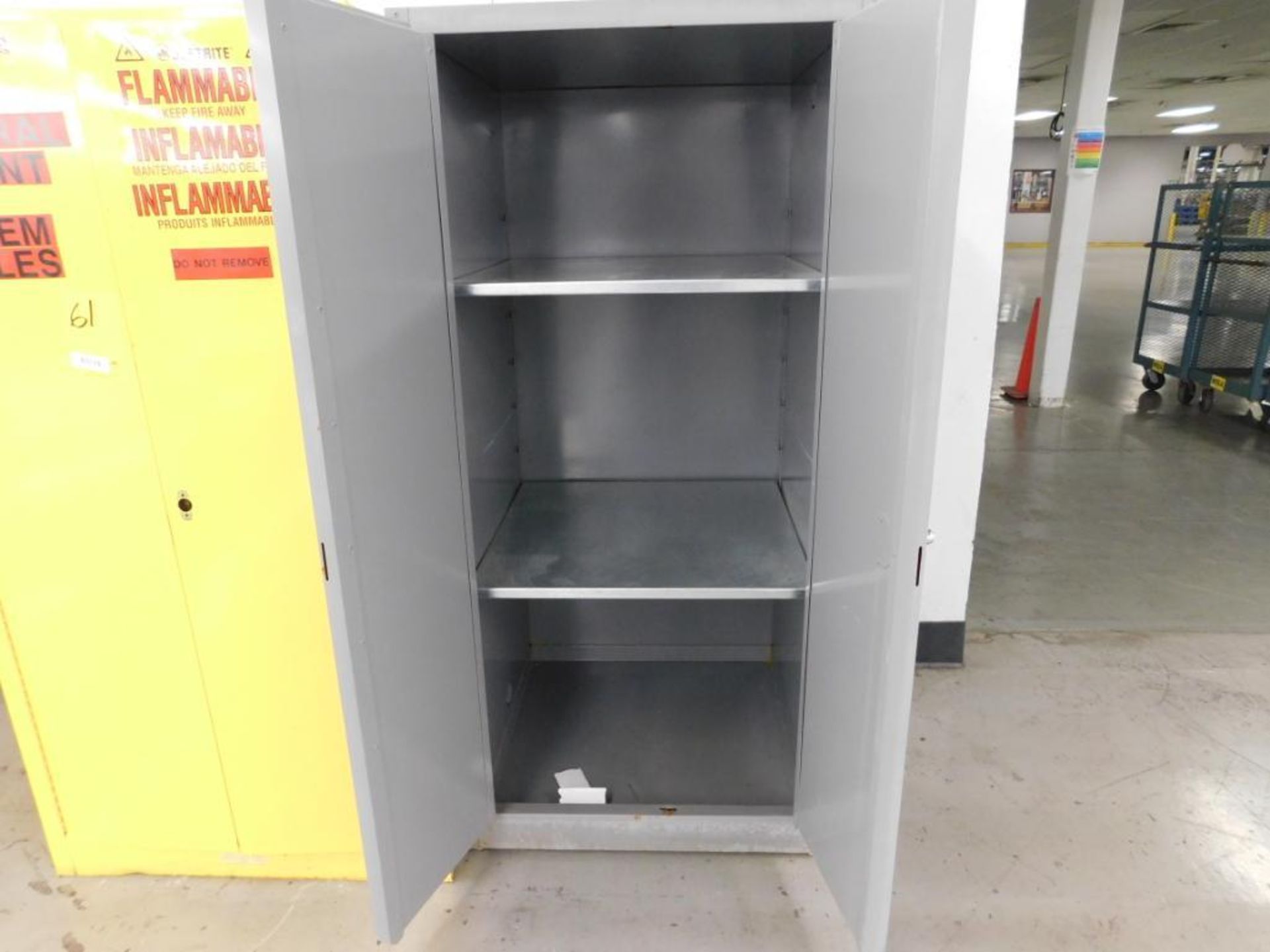 EAGLE FLAMMABLE LIQUIDS STORAGE CABINET, 65 1/2''T X 31 1/2''W X 31 1/2''D