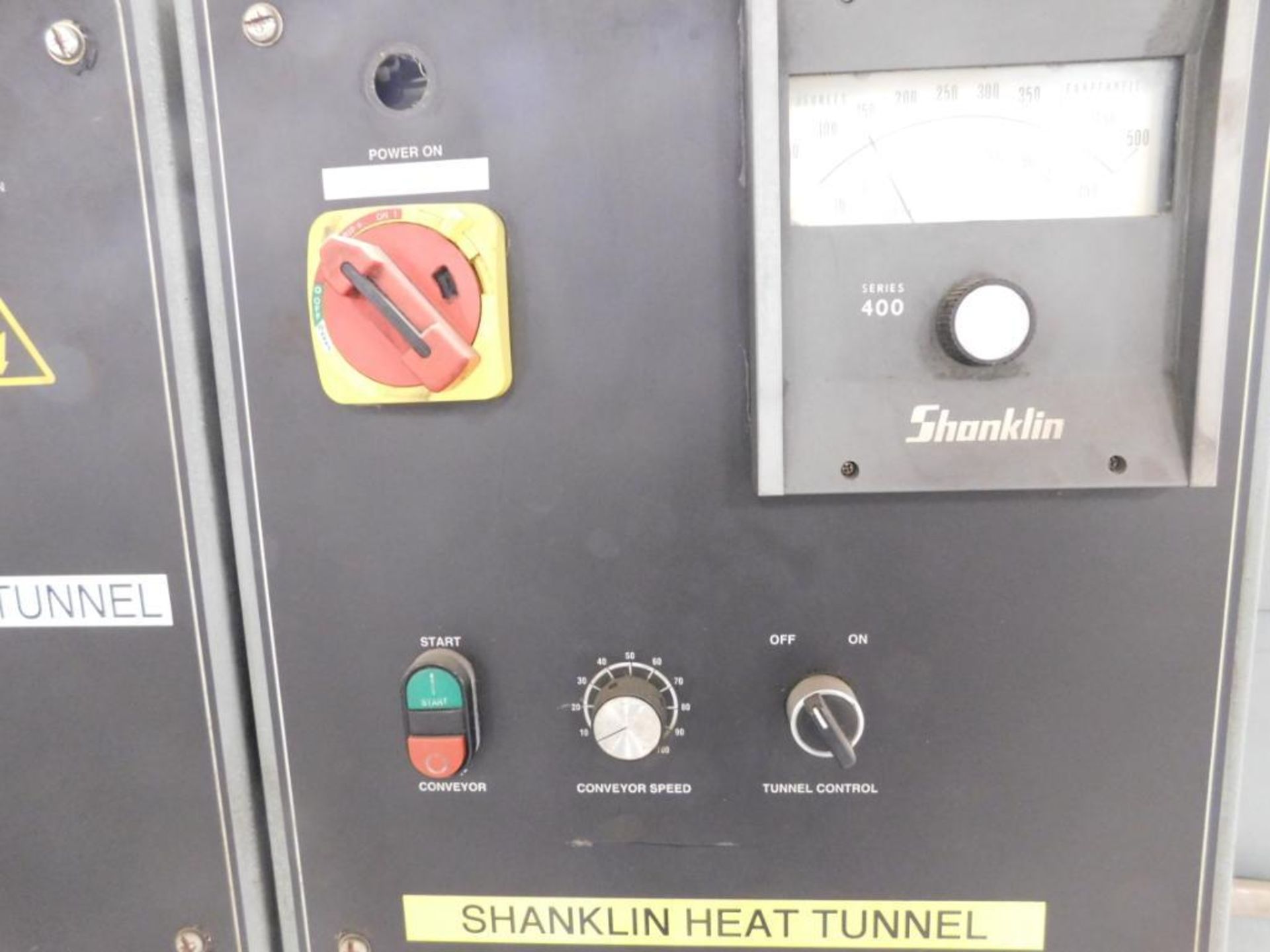 SHANKLIN PASS THROUGH HEAT SHRINK TUNNEL, MODEL T62, S/N T00299, 16'', 230 V., 3-PH - Image 2 of 3