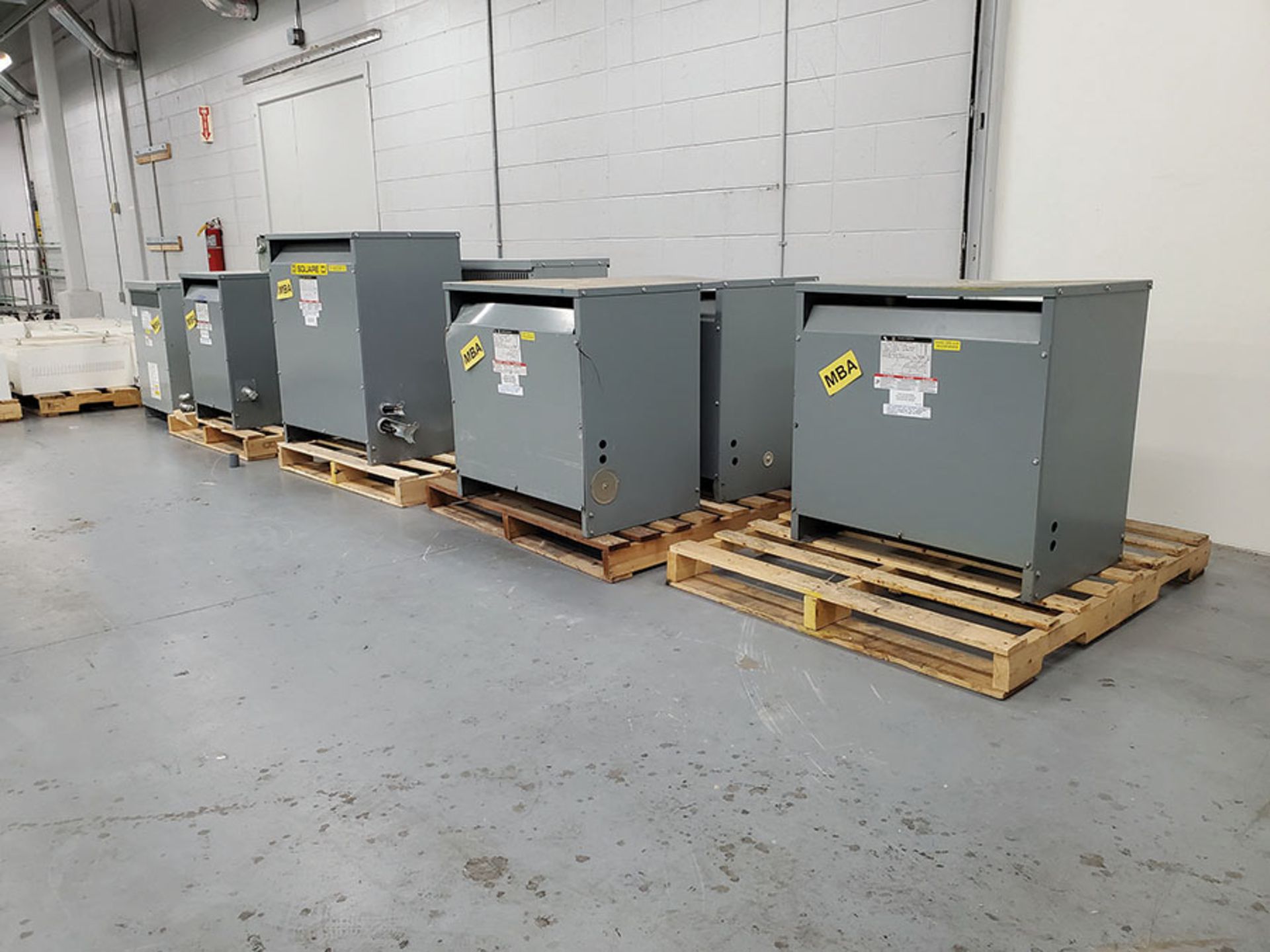 SQUARE D & GE 3-PHASE INSULATED & GENERAL PURPOSE TRANSFORMERS UP TO 75 KVA    *** ACTUALLY LOTS #