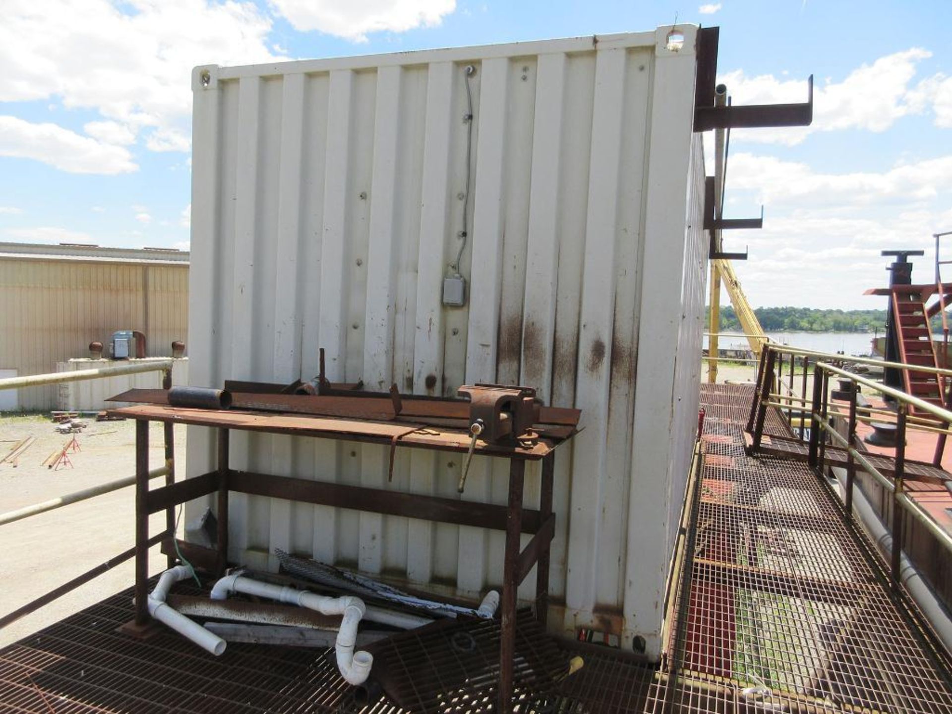 20' SHIPPING CONTAINER W/ CONTENTS: ELECTRICAL SUPPLIES, BUSHINGS, TERMINALS, FUSES, COVER PLATES, - Image 3 of 21