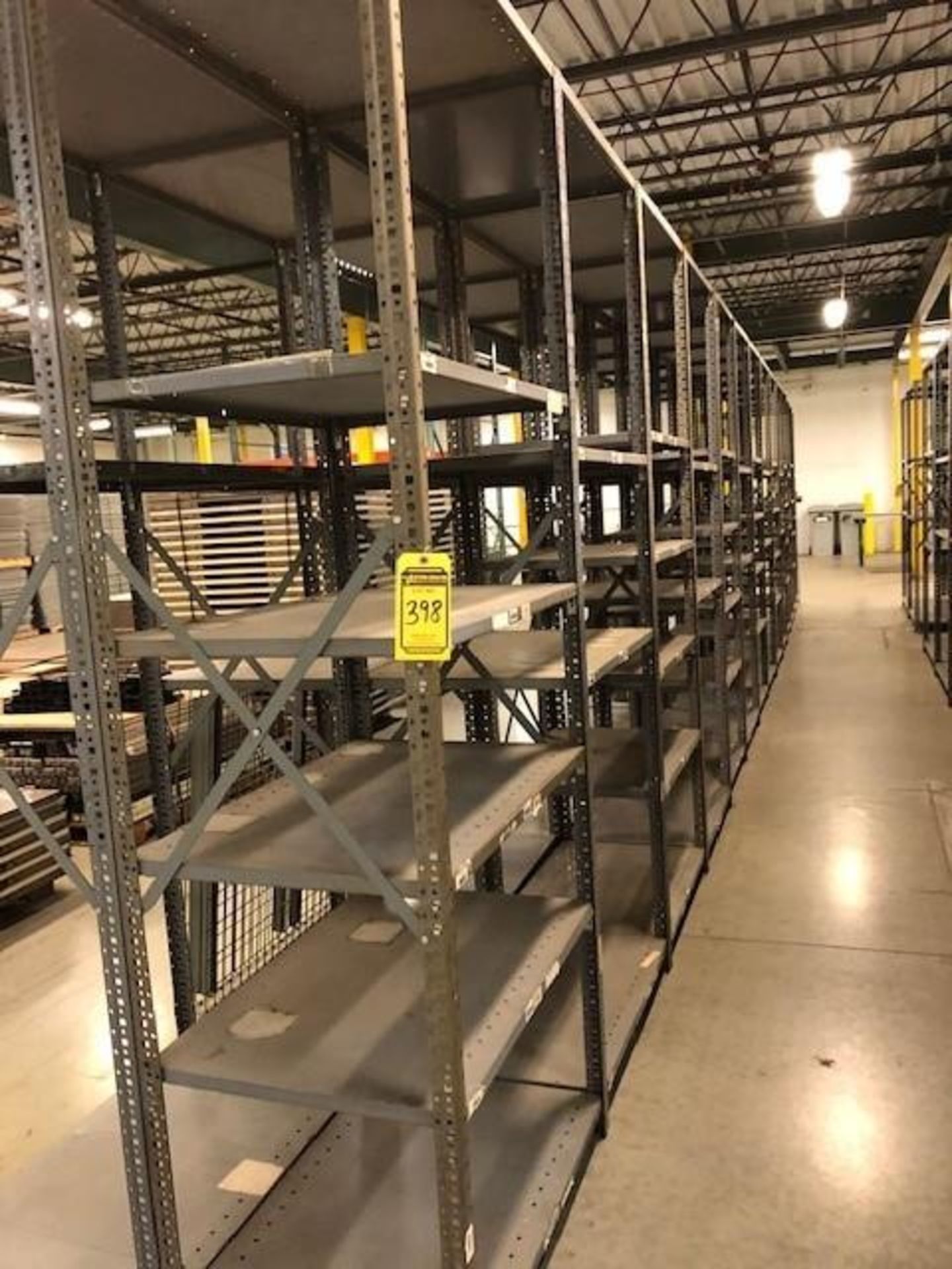(25) SECTIONS OF METAL SHELVING ***LOCATED AT 13000 DARICE PARKWAY, STRONGSVILLE, OH**