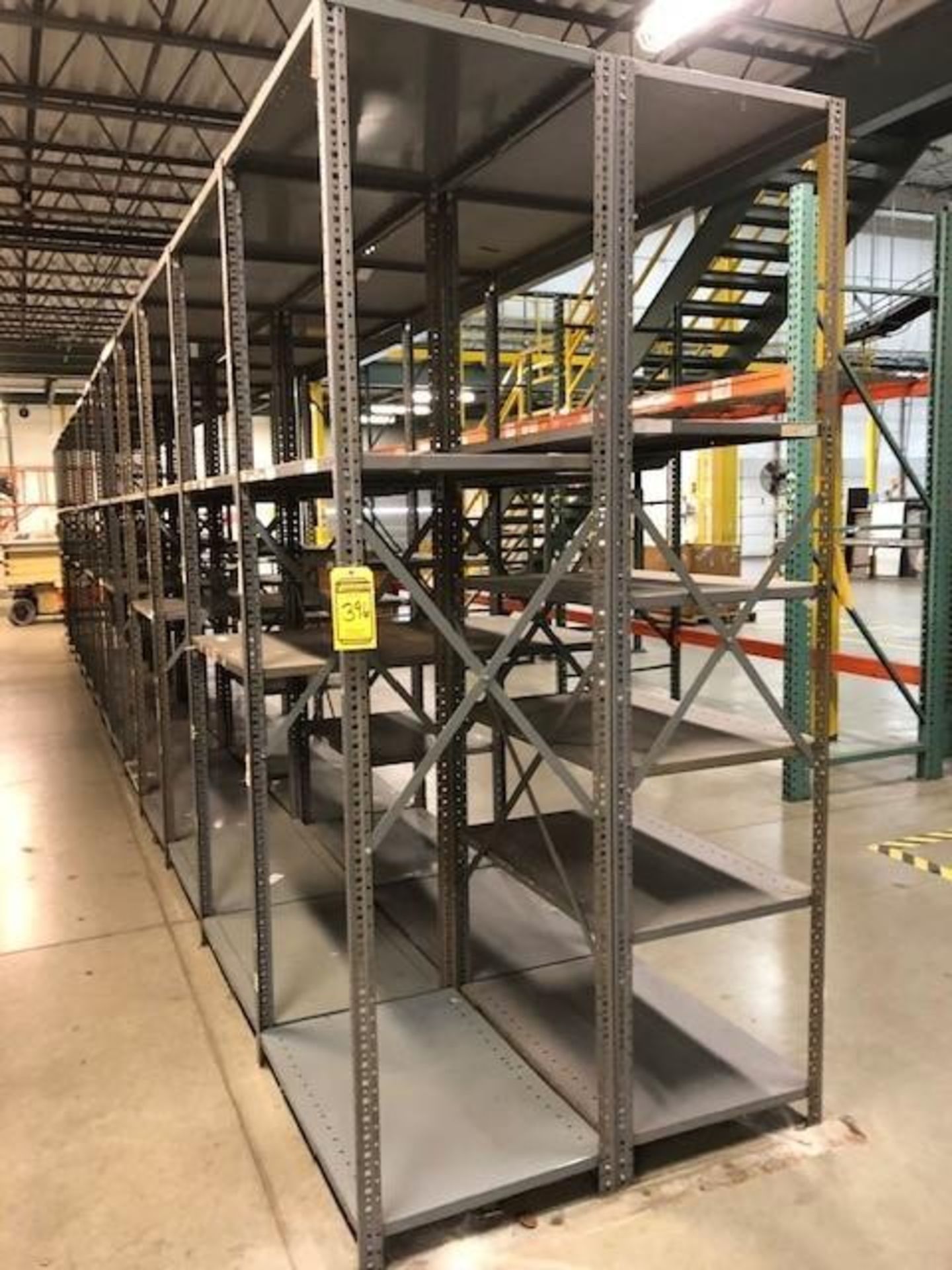 (28) SECTIONS OF METAL SHELVING ***LOCATED AT 13000 DARICE PARKWAY, STRONGSVILLE, OH** - Image 3 of 6