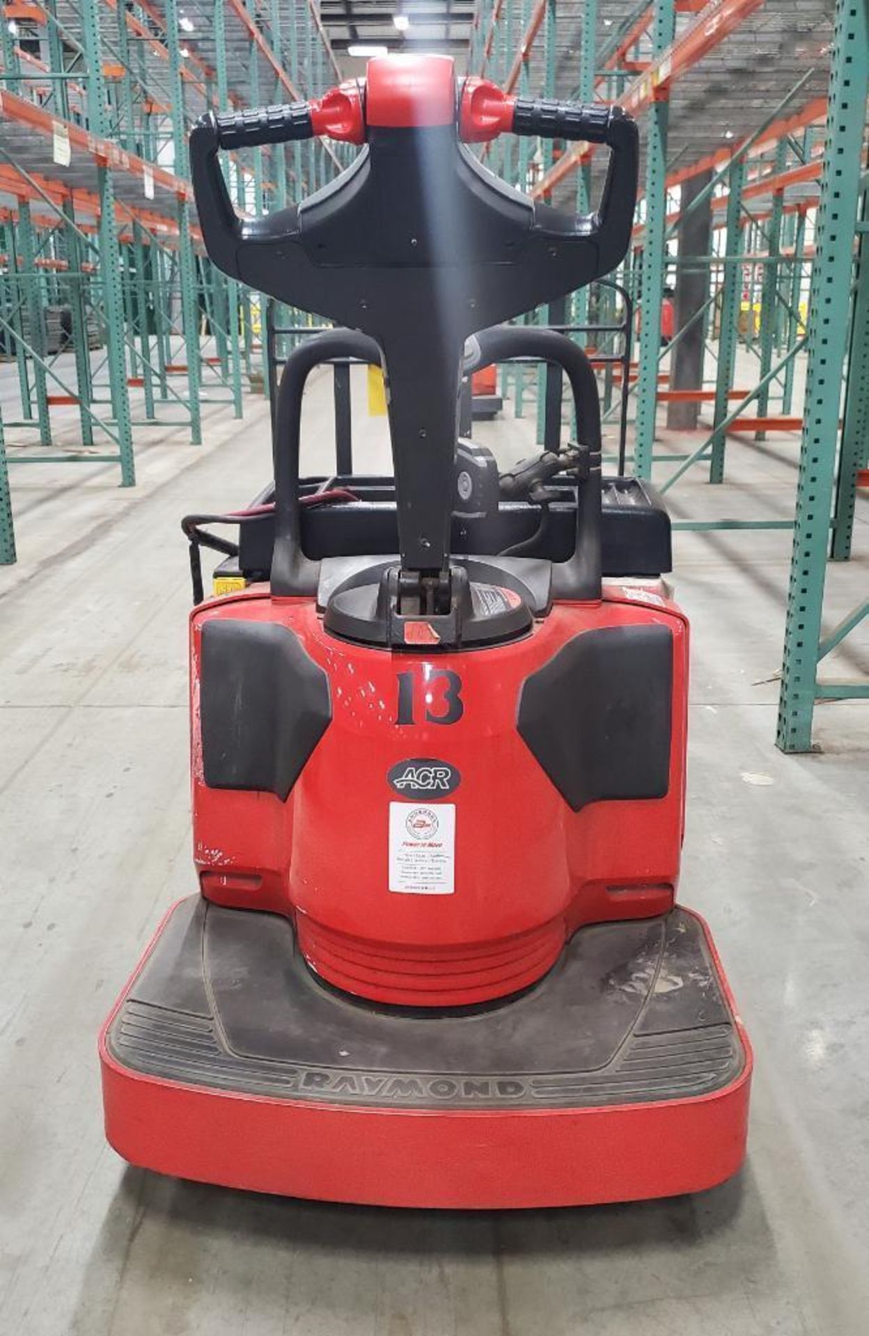 2013 RAYMOND 6,000 LB. CAPACITY ELECTRIC PALLET TRUCK; MODEL 8410, S/N 841-13-17109, WITH IWAREHOUSE