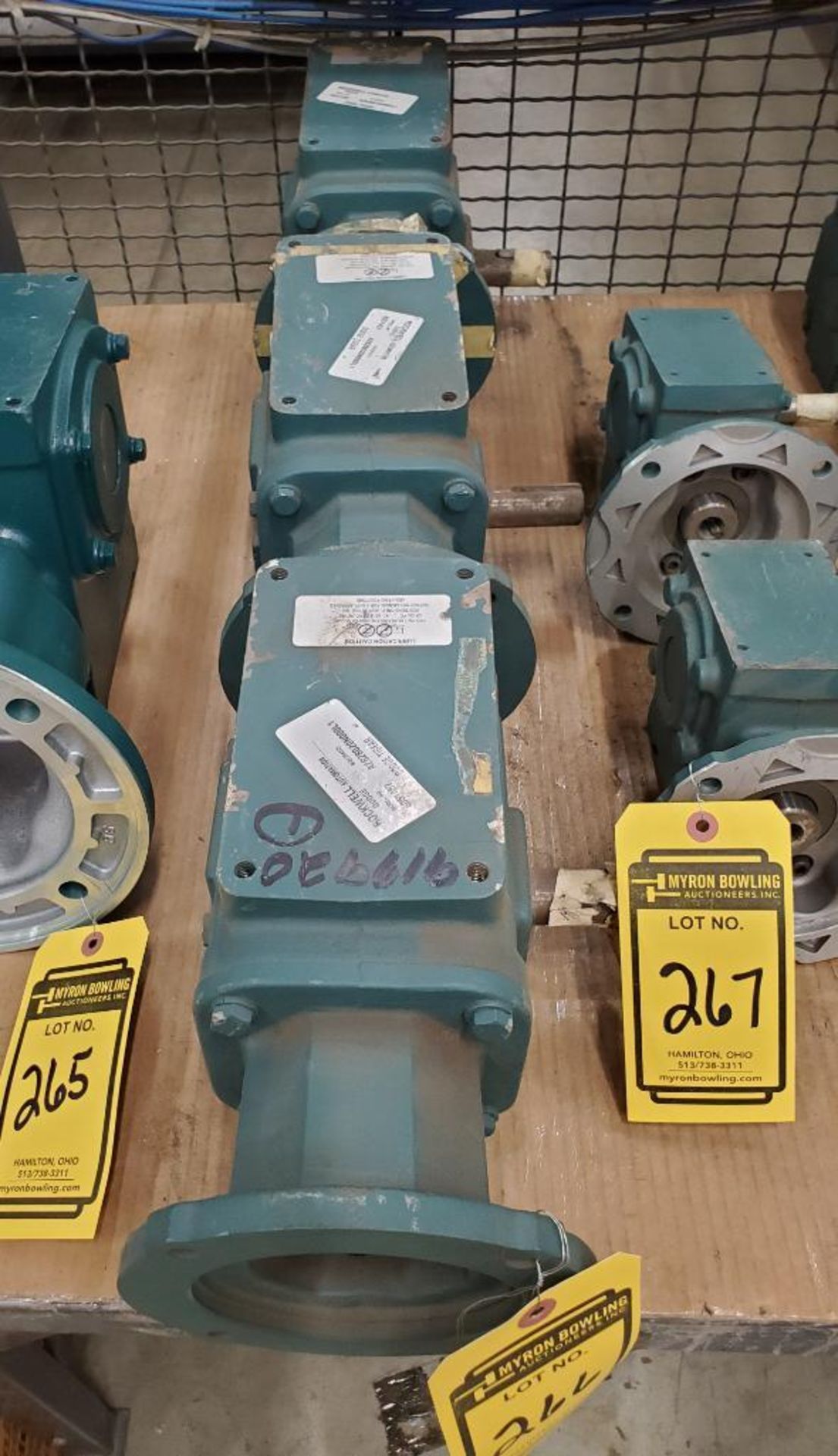 (3) ROCKWELL DODGE TIGEAR-2 REDUCERS; MAX INPUT HORSEPOWER 2.13, OUTPUT TORQUE 1,261, INPUT RPM 1,