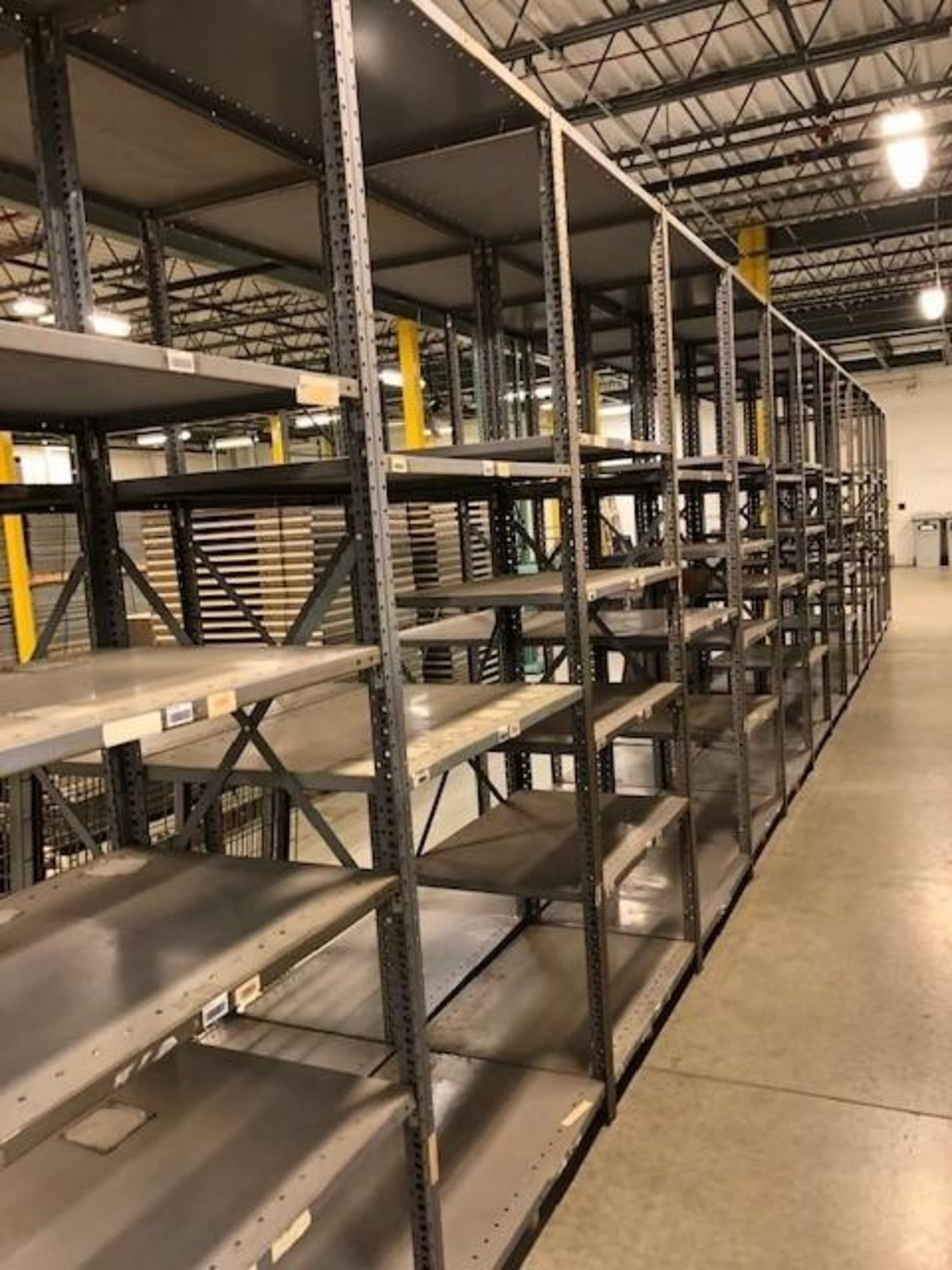 (25) SECTIONS OF METAL SHELVING ***LOCATED AT 13000 DARICE PARKWAY, STRONGSVILLE, OH** - Image 3 of 6