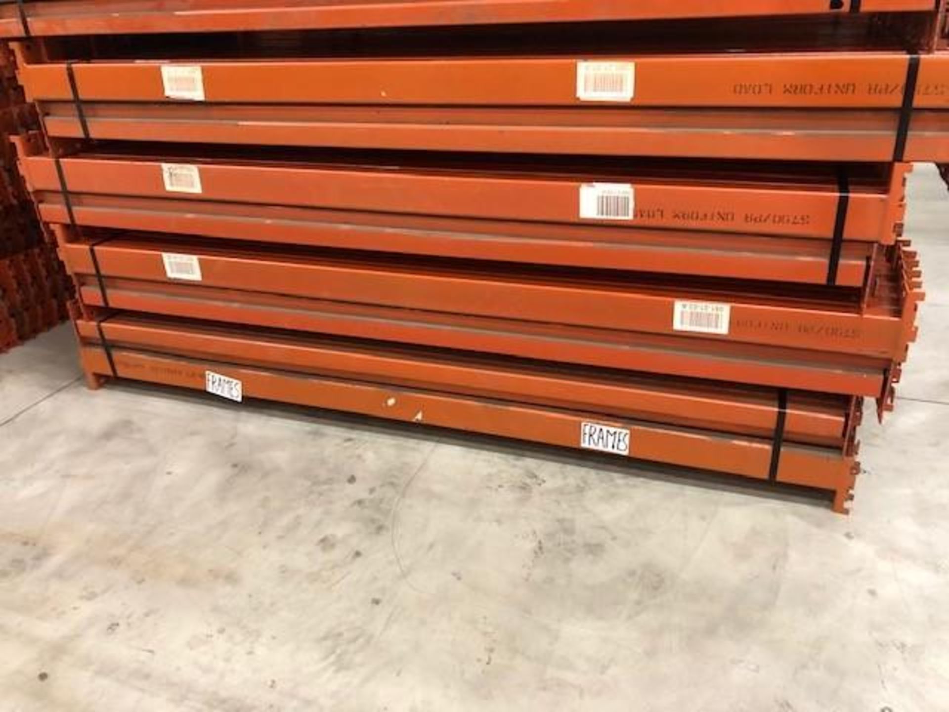 (120X) RIDG-U-RAK SLOTTED BEAMS 96'' X 4'', +/- 5700 PR UNIFORM LOAD ***LOCATED AT 13000 DARICE - Image 2 of 3