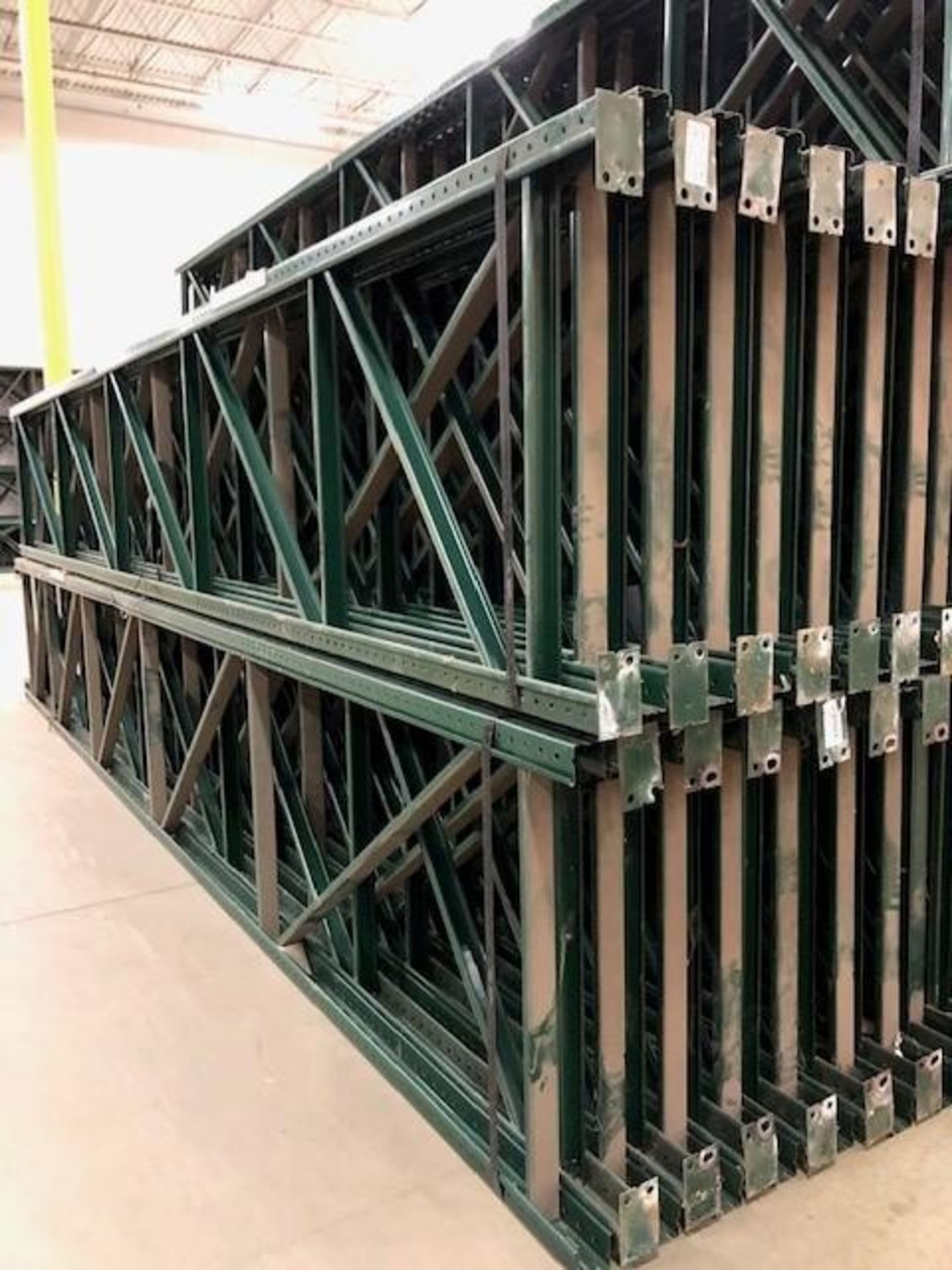 (28X) RIDG-U-RAK SLOTTED UPRIGHTS 23' TALL X 42'' WIDE ***LOCATED AT 13000 DARICE PARKWAY,