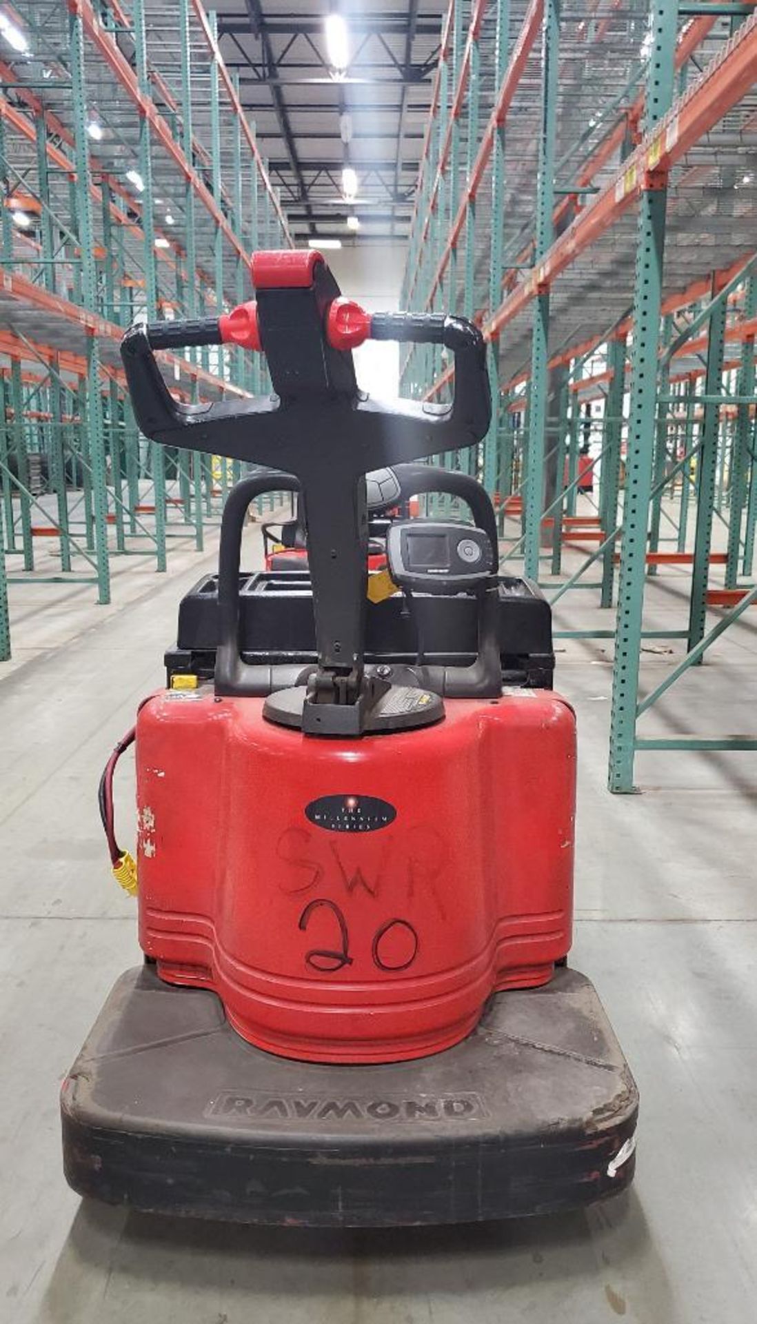 2002 RAYMOND 6,000 LB. CAPACITY ELECTRIC PALLET TRUCK; MODEL 112TM-FRE60L, S/N 112-02-42349, WITH