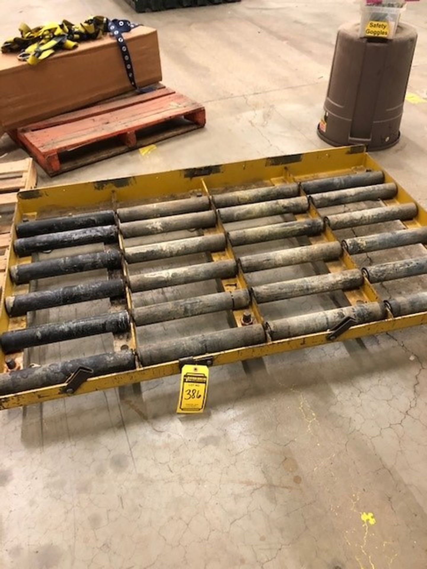 (2) SECTIONS OF BATTERY ROLLER BEDS; 64'' WIDE, BATTERIES NOT INCLUDED ***LOCATED AT 13000 DARICE - Image 2 of 2