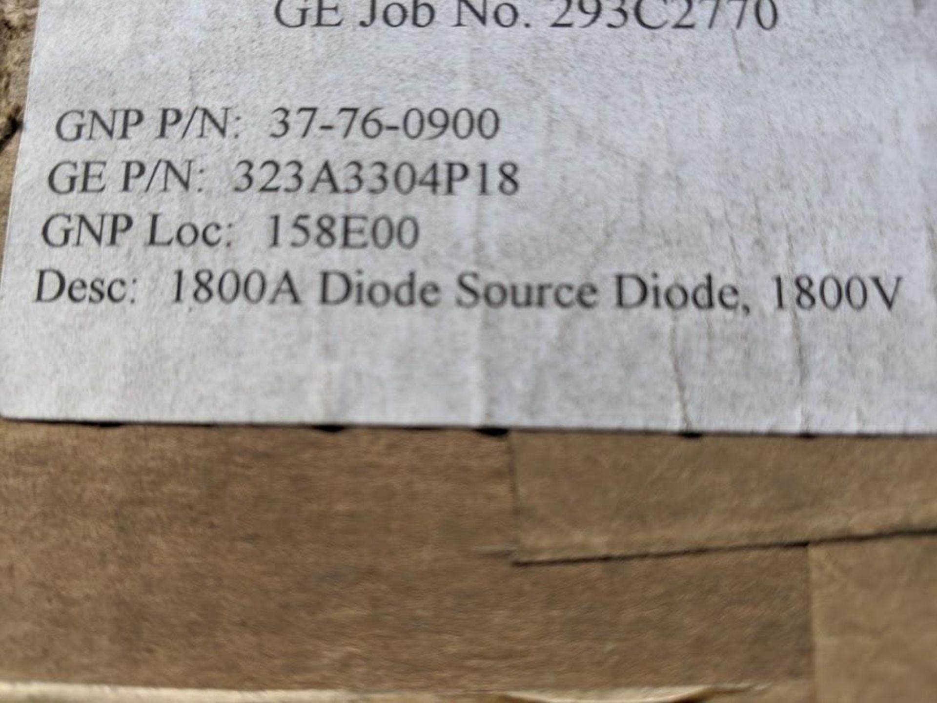 GE 323A3304P18 1800A DIODE SOURCE DIODE 1800V - Image 3 of 3