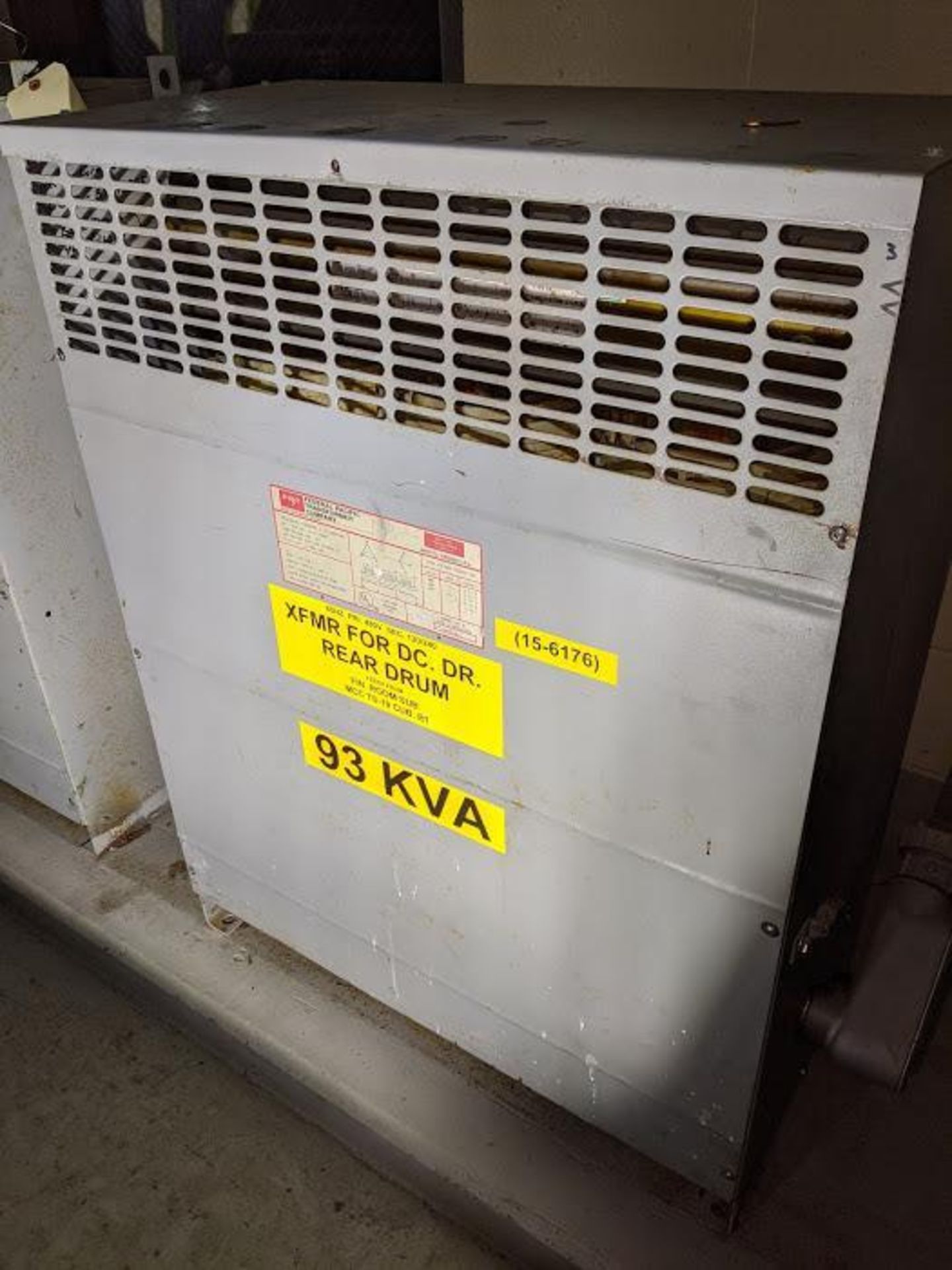 93KVA FEDERAL PACIFIC TRANSFORMER 460V 60HZ 3PH