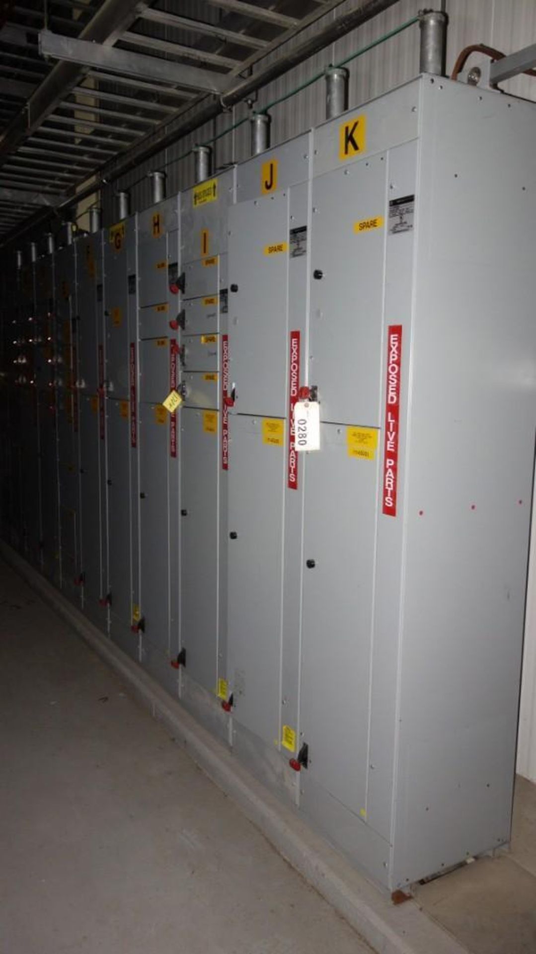 11X SECTIONS OF GE 8000 MCC MOTOR CONTROL CENTER W 33 BUCKETS - Image 2 of 12